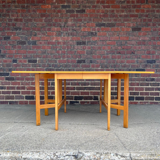 Edward Wormley for Drexel Dining Table Drop Leaf Gate Leg Precedent Line