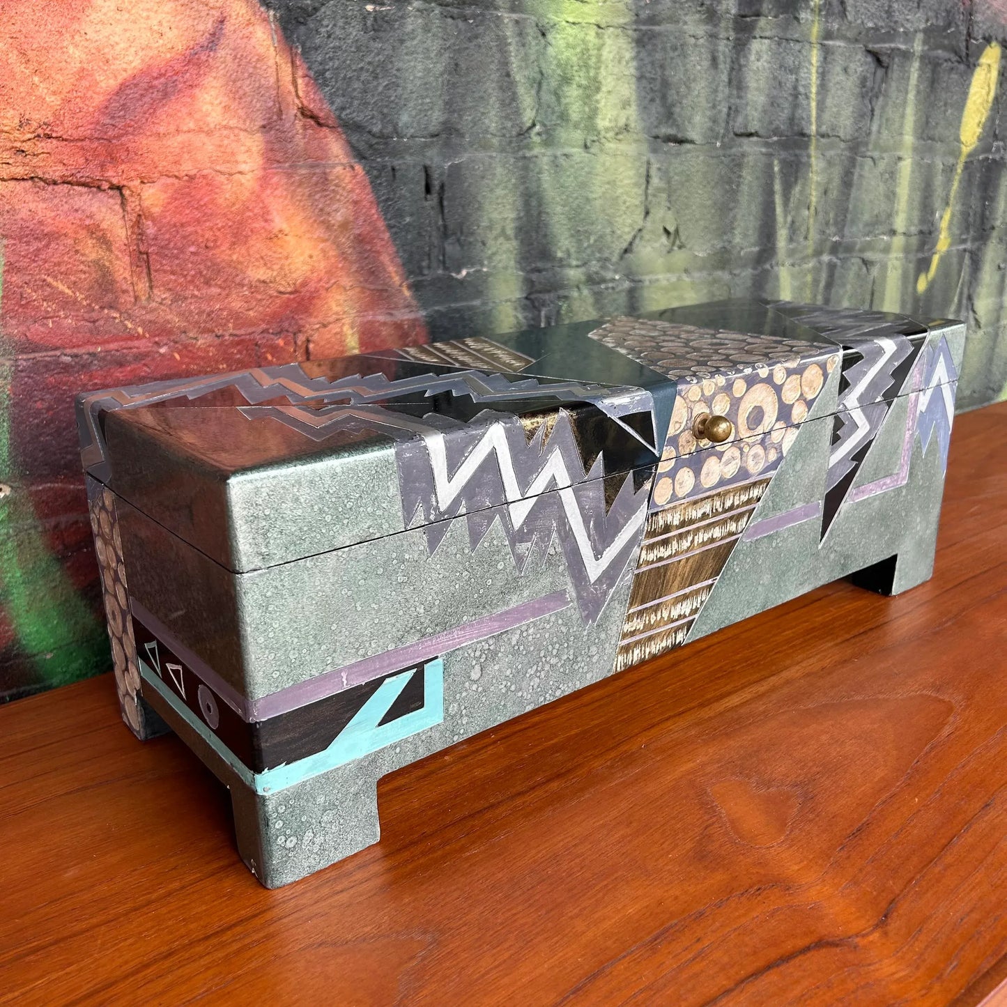 Post Modern Keepsake Box Possibly by Maitland Smith