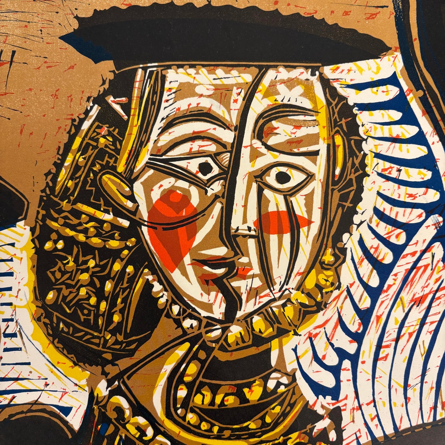 Picasso Portrait of a Woman Lithograph