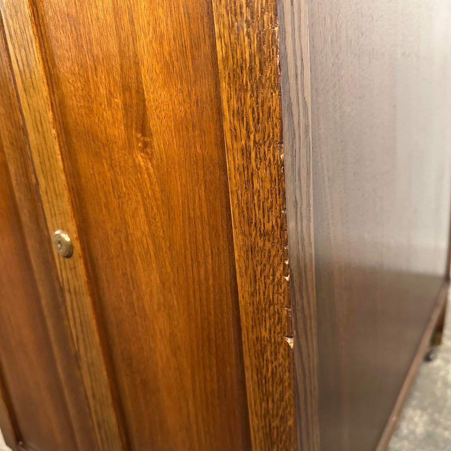 Mosaic Tile Folding Bar Cart by Henry Glass for Saginaw Furniture