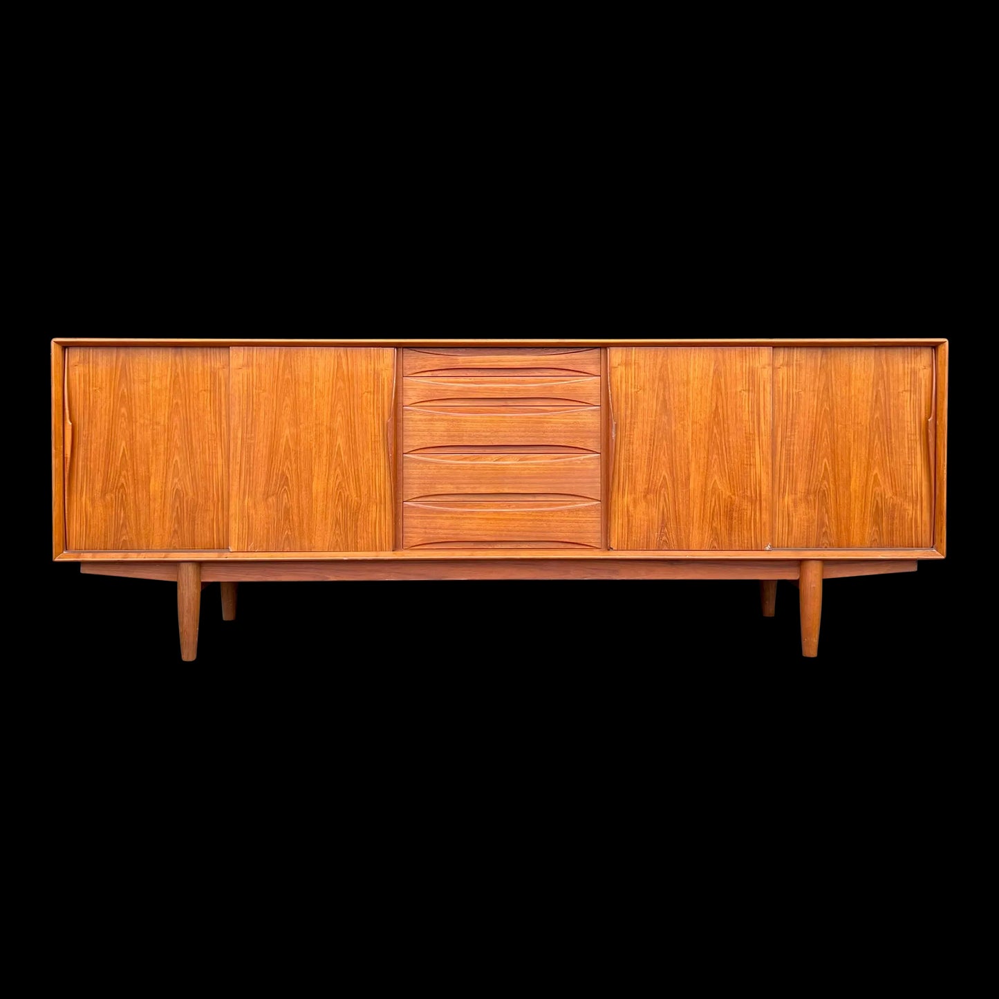 Danish Mid Century Modern Teak Credenza