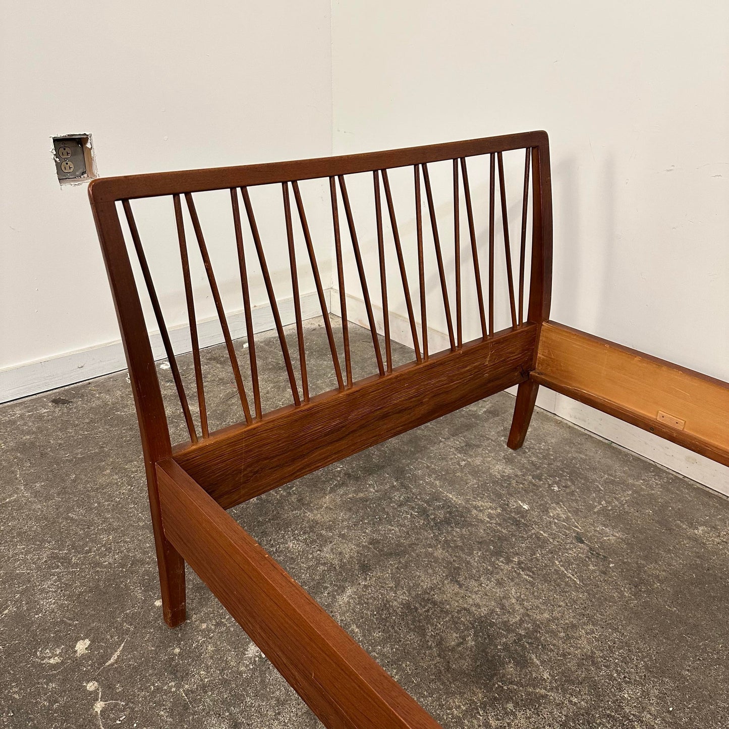 Danish Modern Frode Holm Teak Bed Frame Daybed for Illums Bolighus