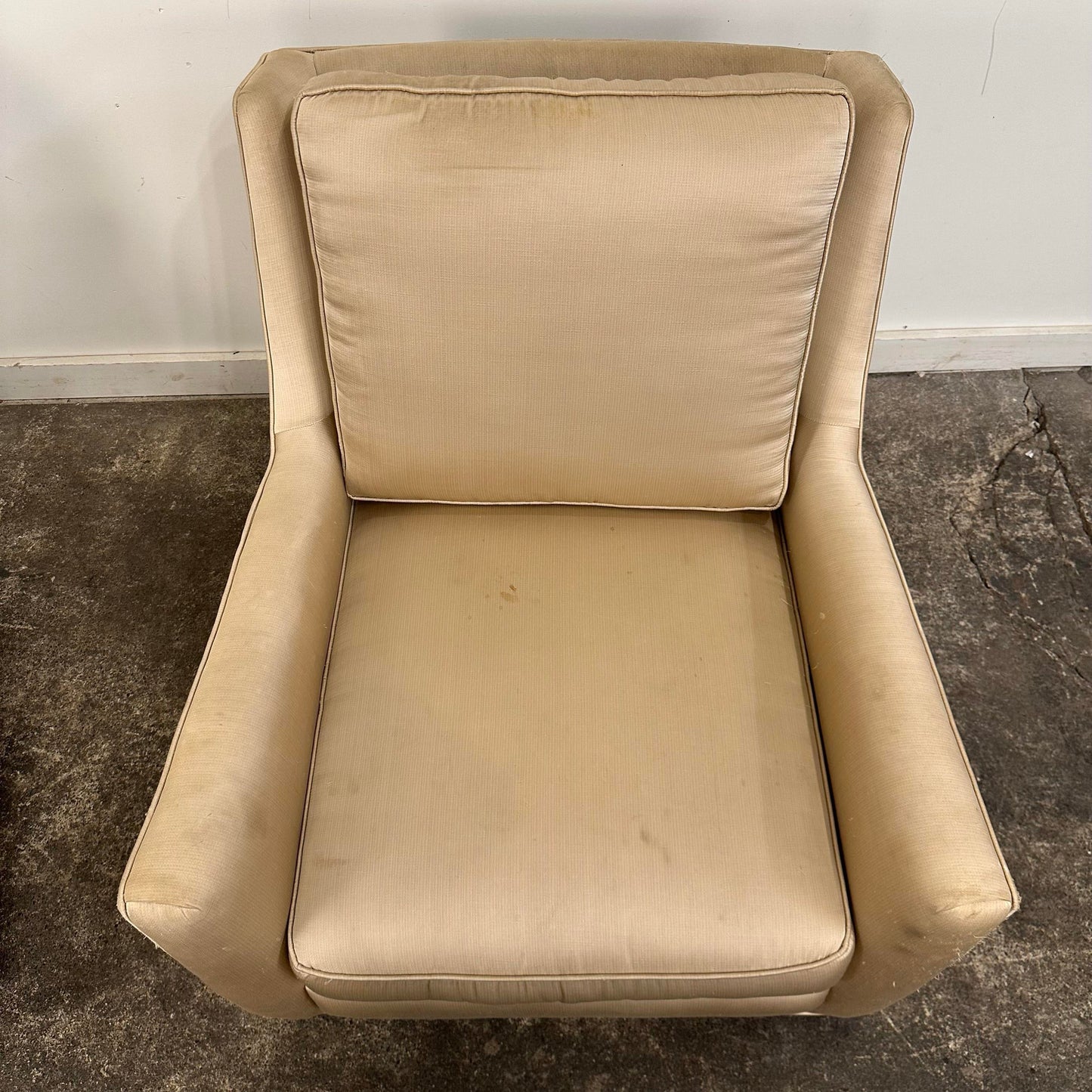 Pair of Milo Baughman Lounge Chairs on Casters