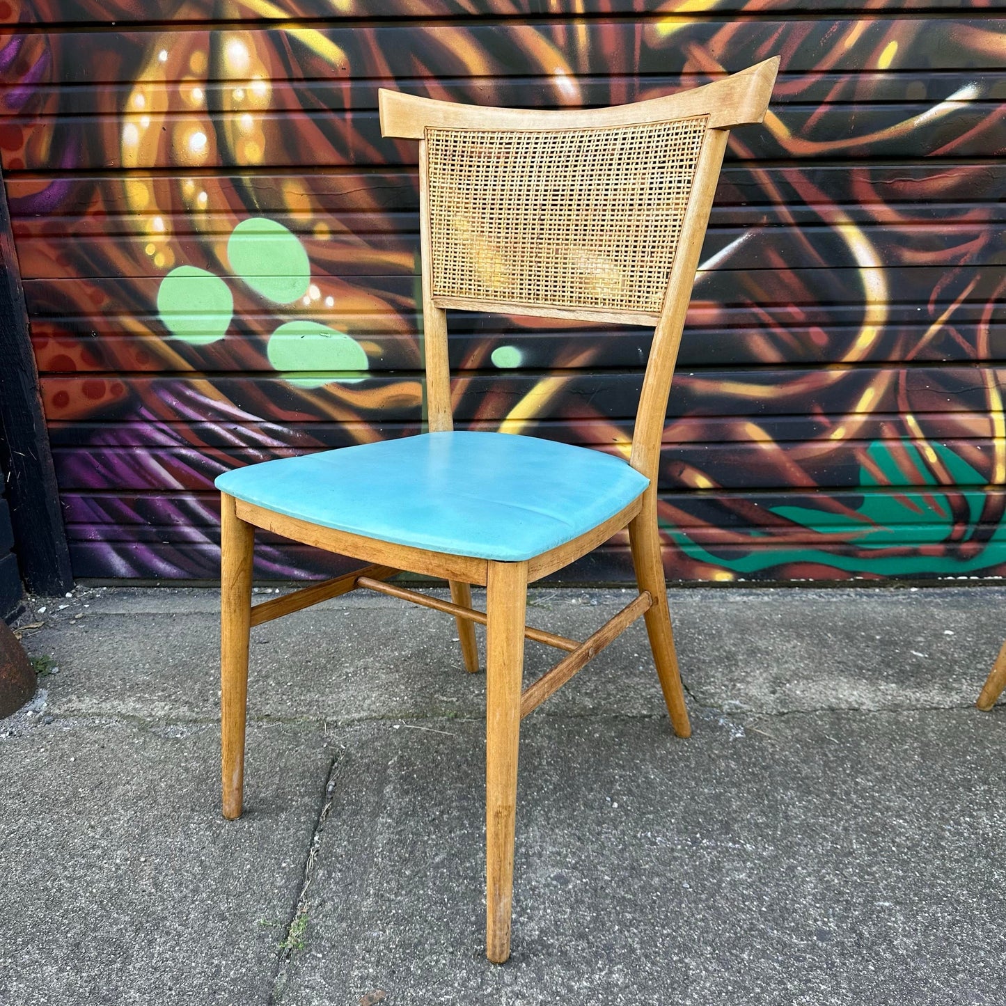 Set of 4 Paul McCobb for Planner Group Cane Dining Chairs