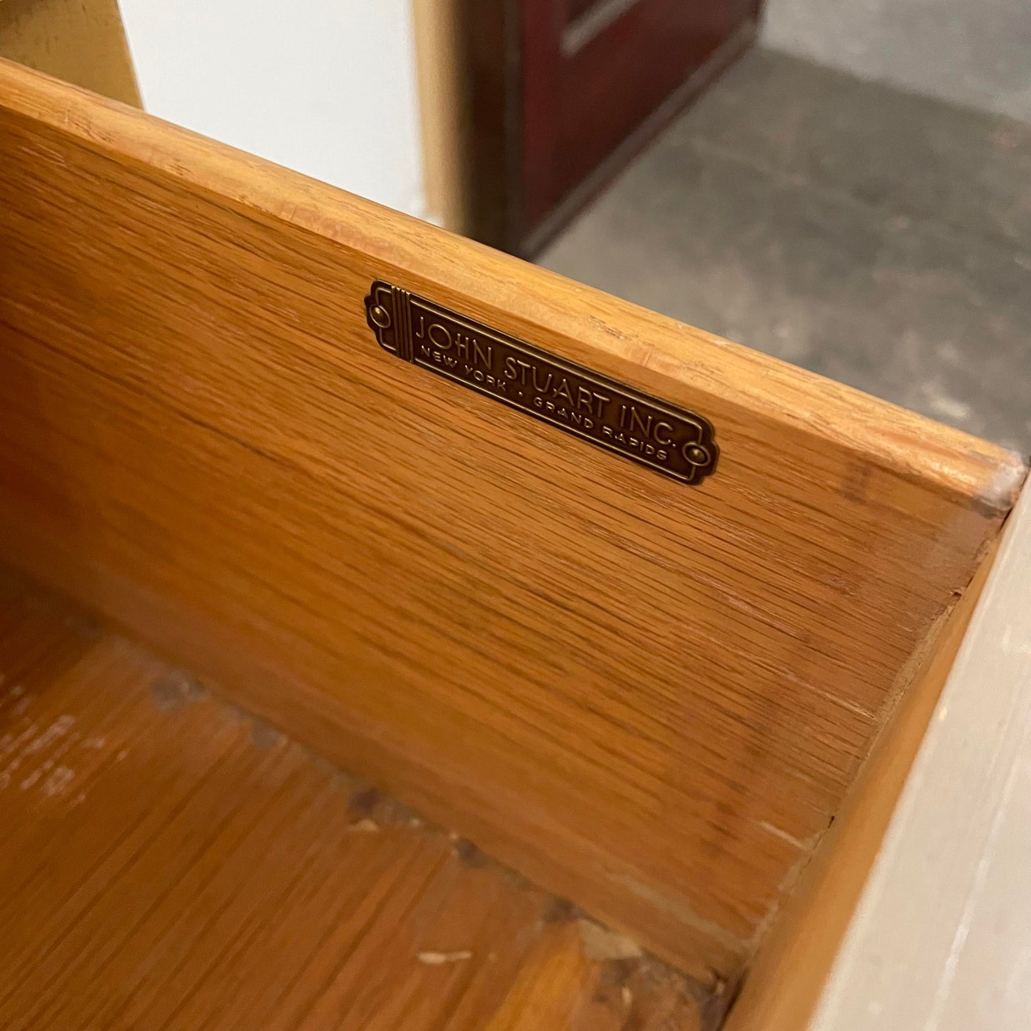 Vintage Mid Century Modern John Stuart Furniture Low Dresser