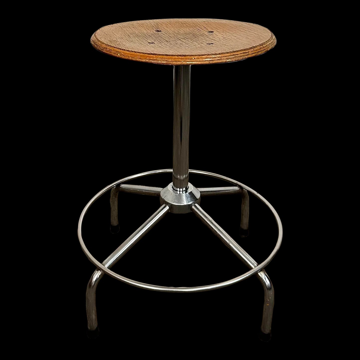 Mid Century Modern Workshop Task Stool Made in Italy