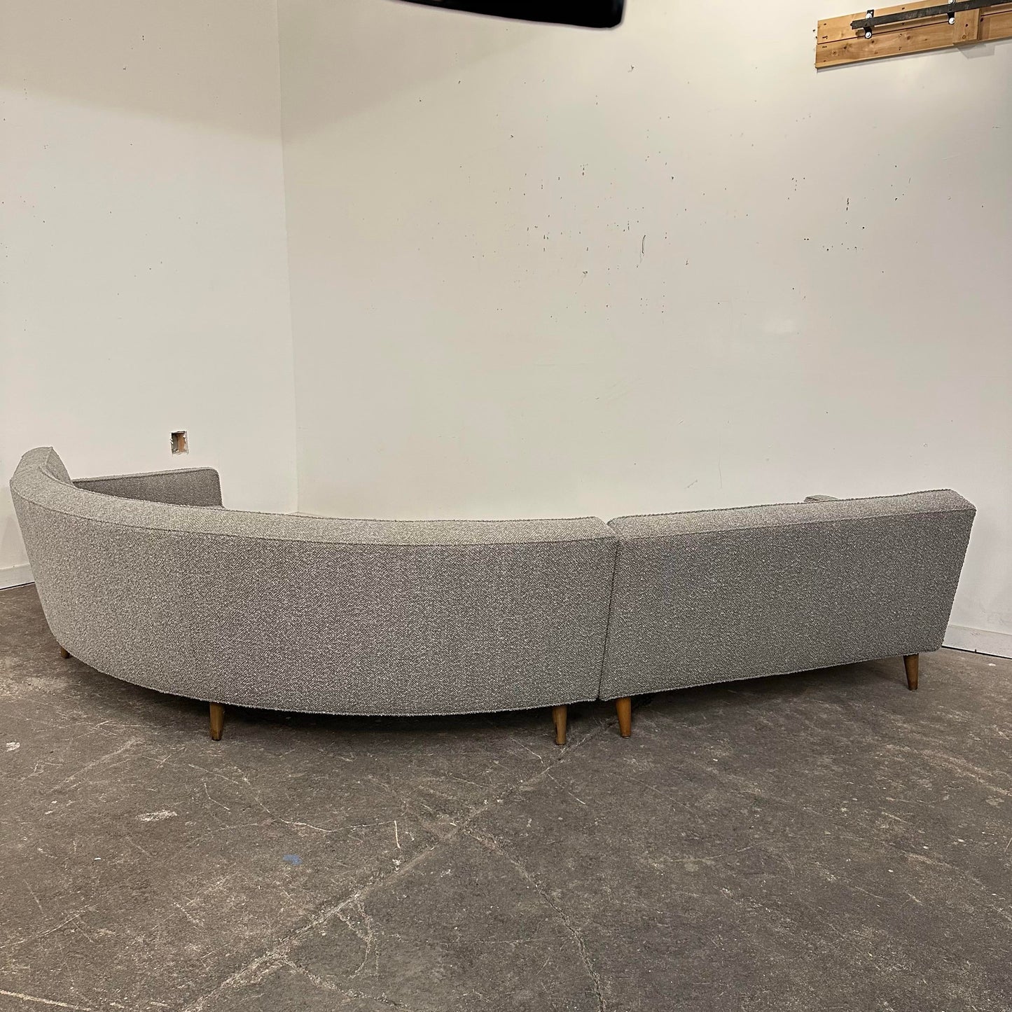 Reupholstered 3-Piece Edward Wormley for Dunbar Sectional Expertly Reupholstered With Pincore Foam