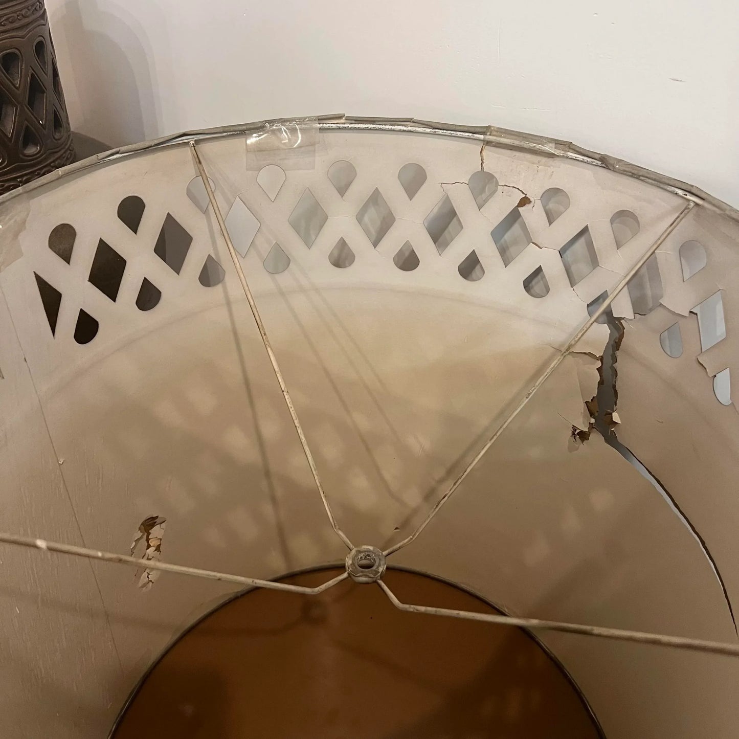 Pair of Mid-20th Century James Mont Oversize Lamps