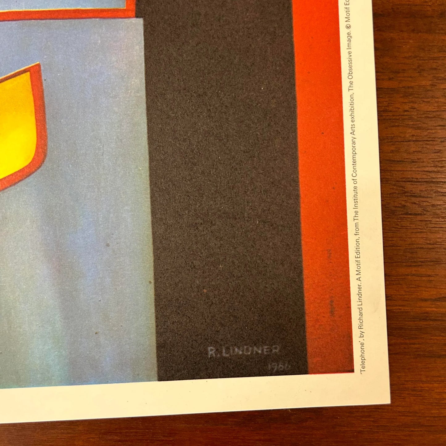 Richard Lindner “Telephone” 1980 Exhibition Lithograph Poster