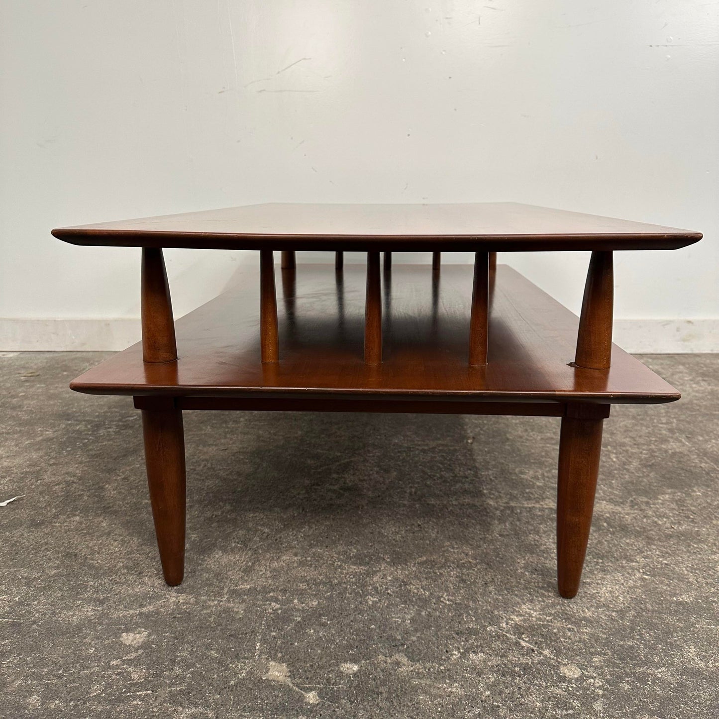 Willett Furniture Solid Cherry Two-Tier Coffee Table