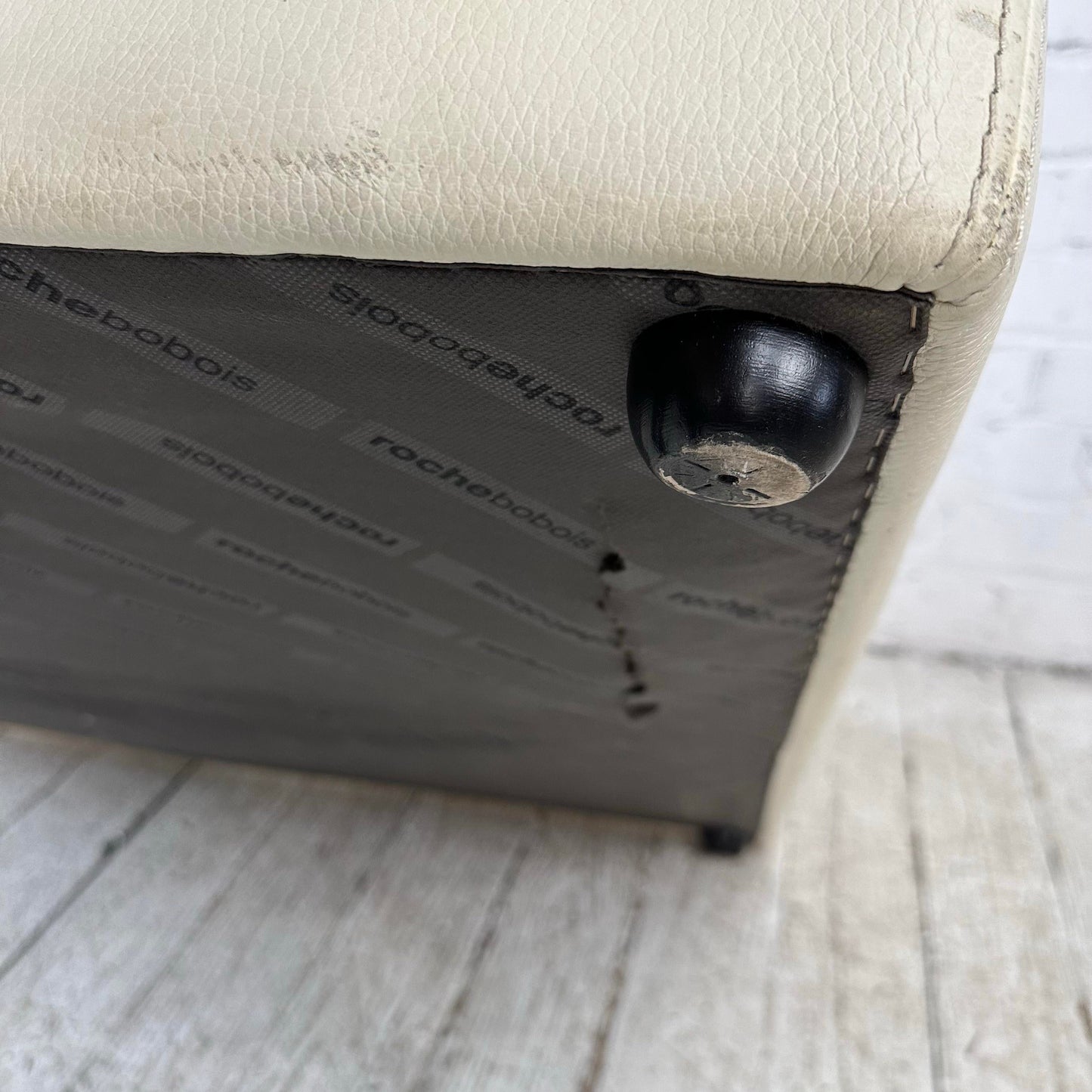 Roche Bobois Oversized Leather Ottoman