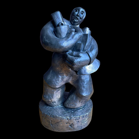 Woman Carrying Items Sculpture by Carole Shultz 1974 83/250