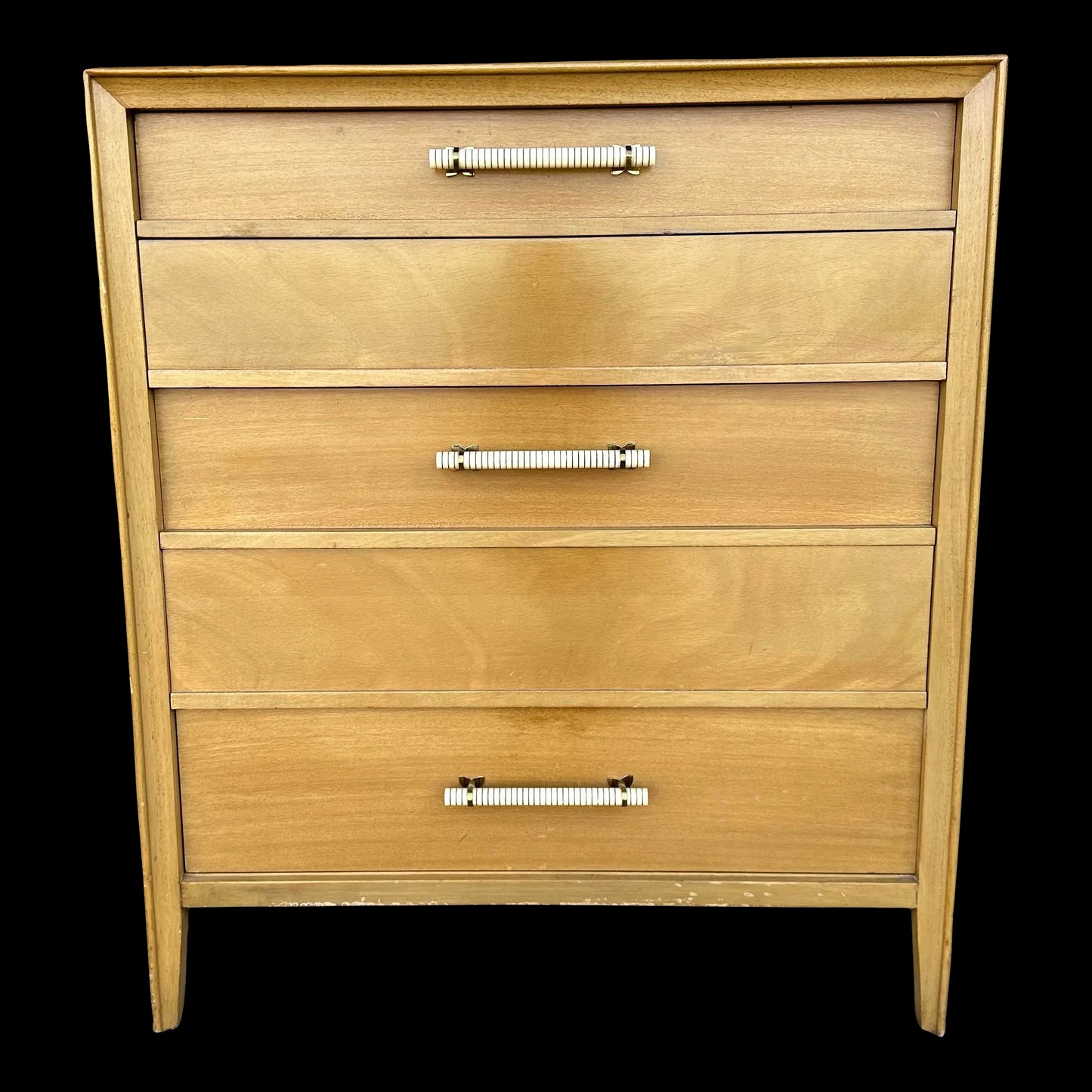 Mid-Century Modern Widdicomb Mahogany Highboy Dresser