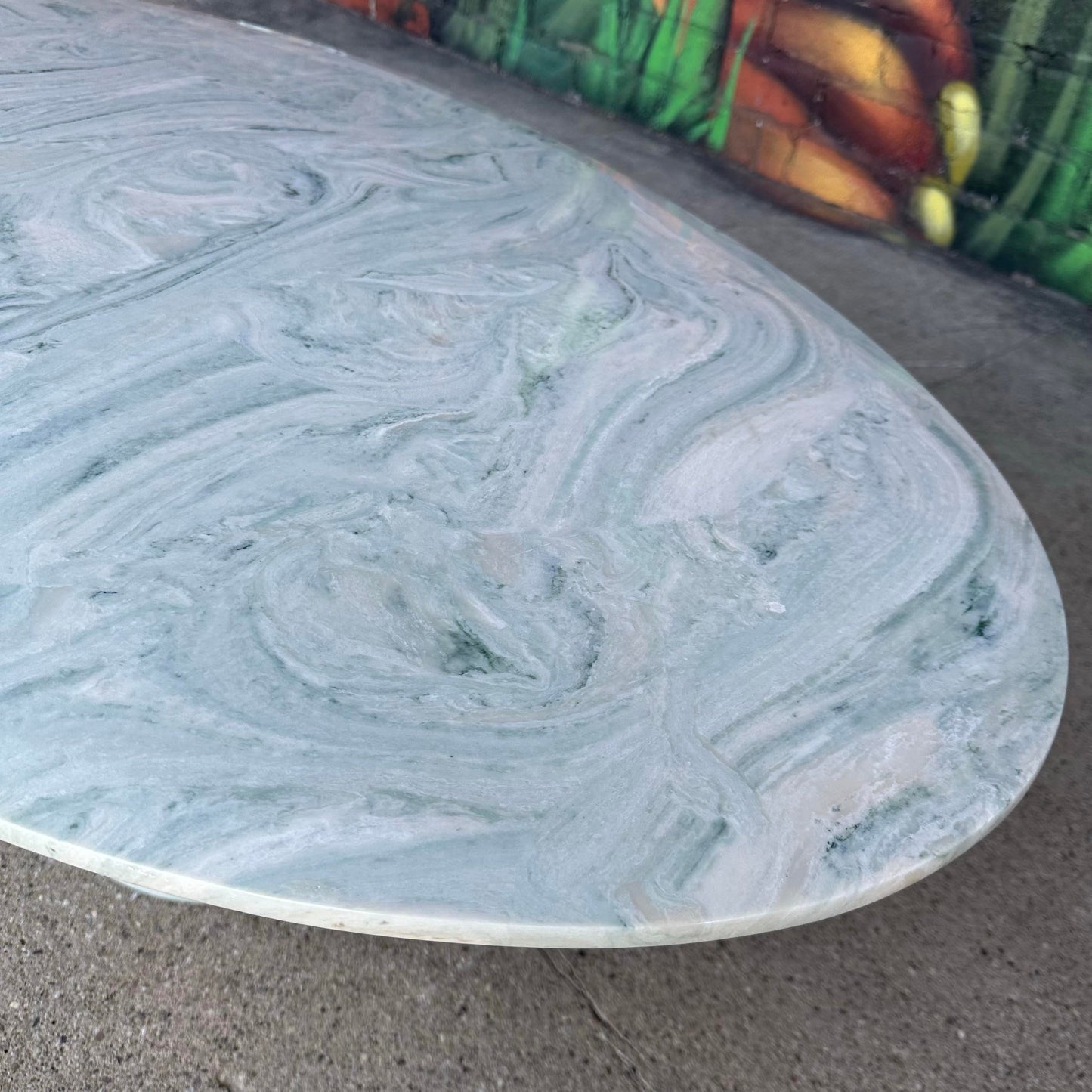 Post-Modern Cultured Marble Coffee Table