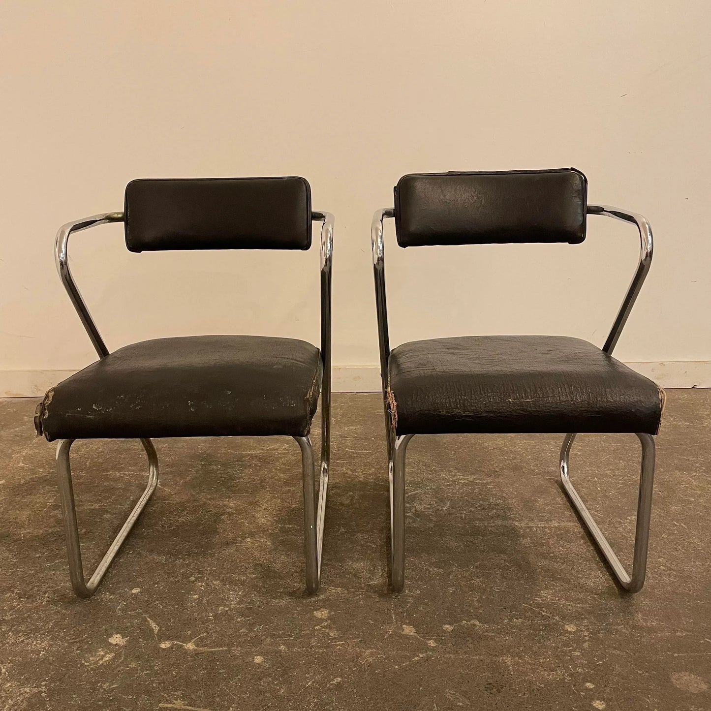 Gilbert Rohde for the Troy Sunshade Company Pair of Z Chairs