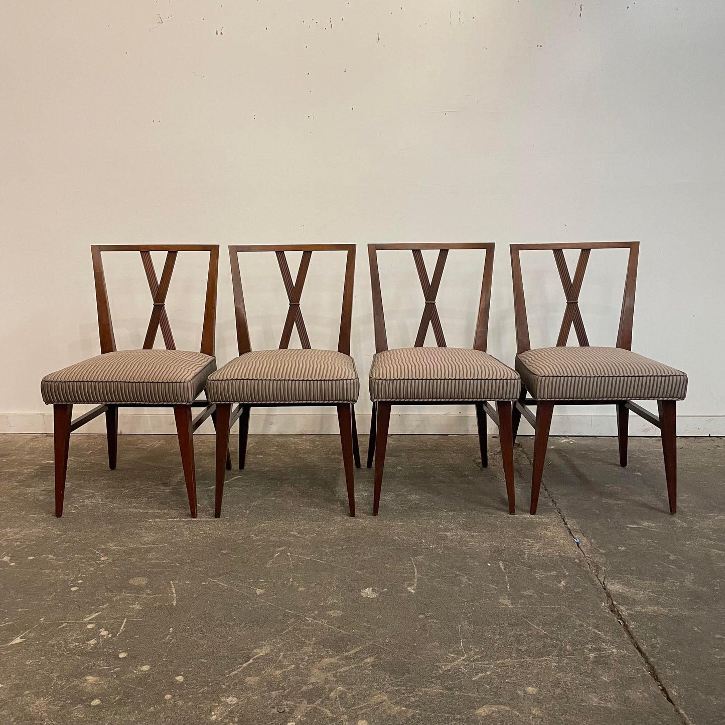 Mid Century Modern Tommi Parzinger Attributed Dining Chairs - Set of 4