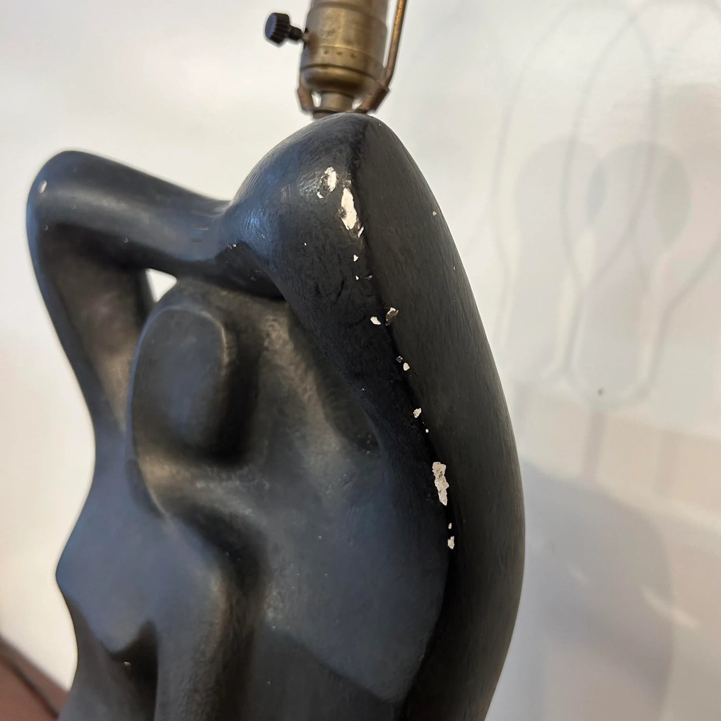 Reva Large Digital Table Top Sculptural Ceramic Lamp