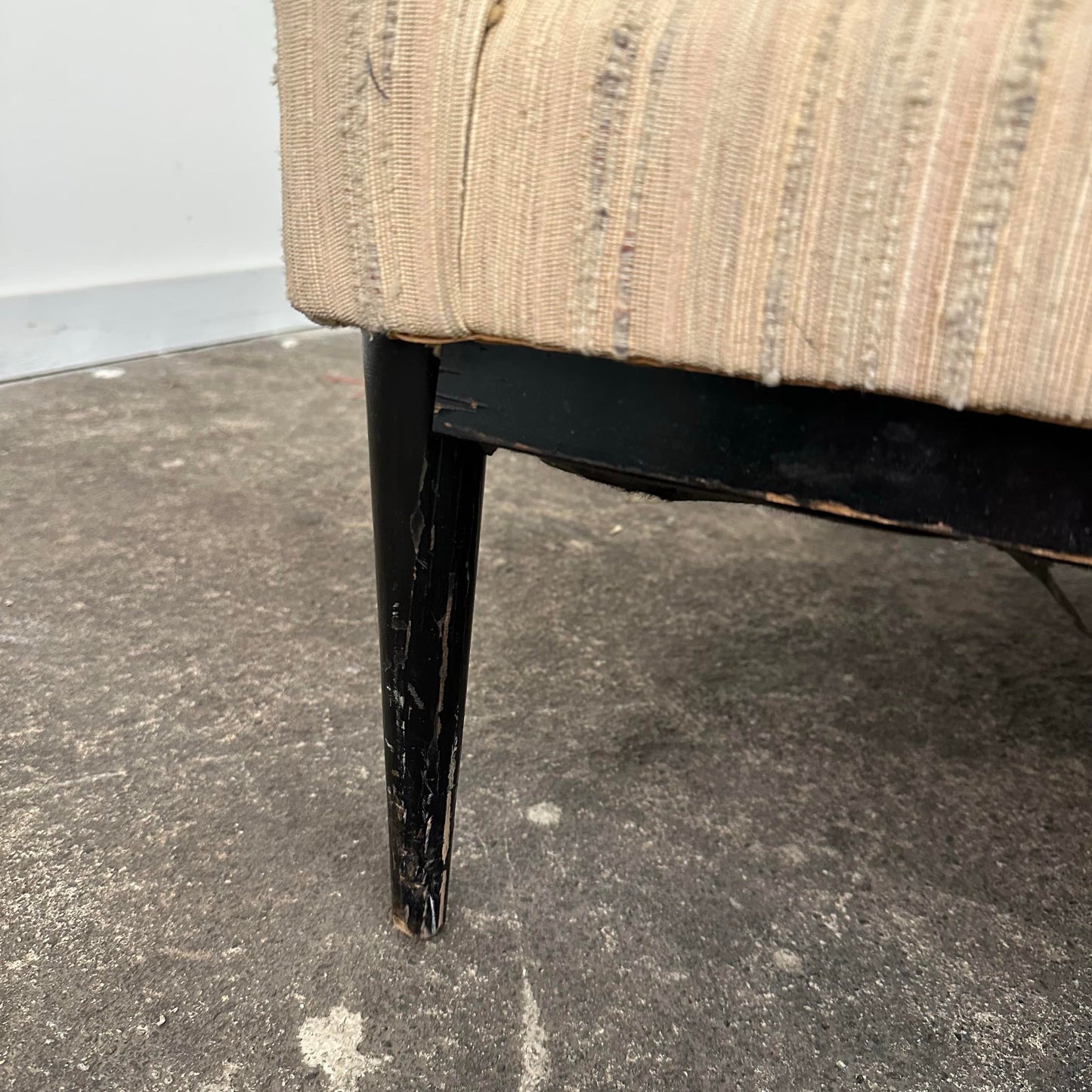 Paul McCobb 1950s Mid-Century Modern Wingback Sofa