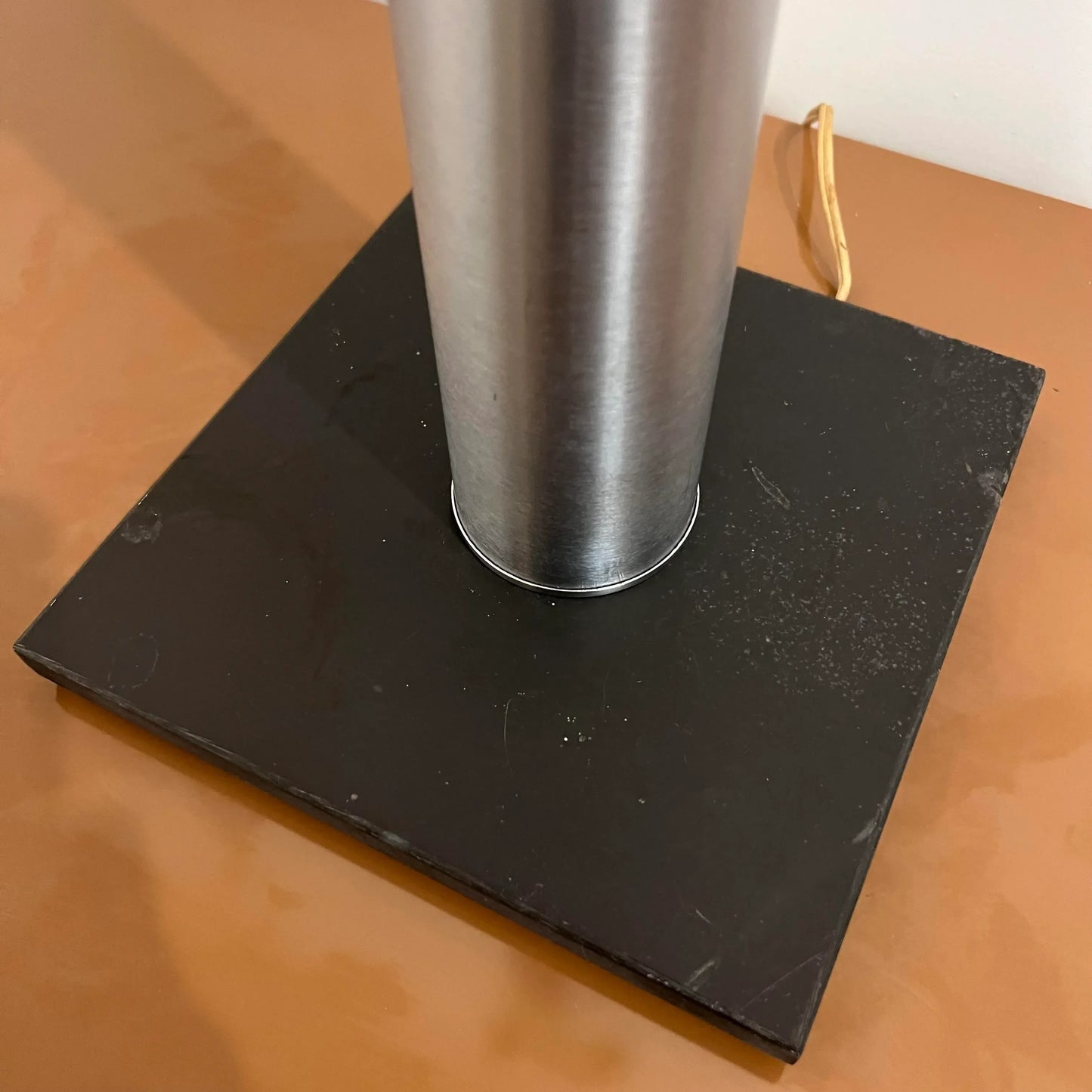 Walter Von Nessen 3-Way Switch Brushed Steel Table Lamp