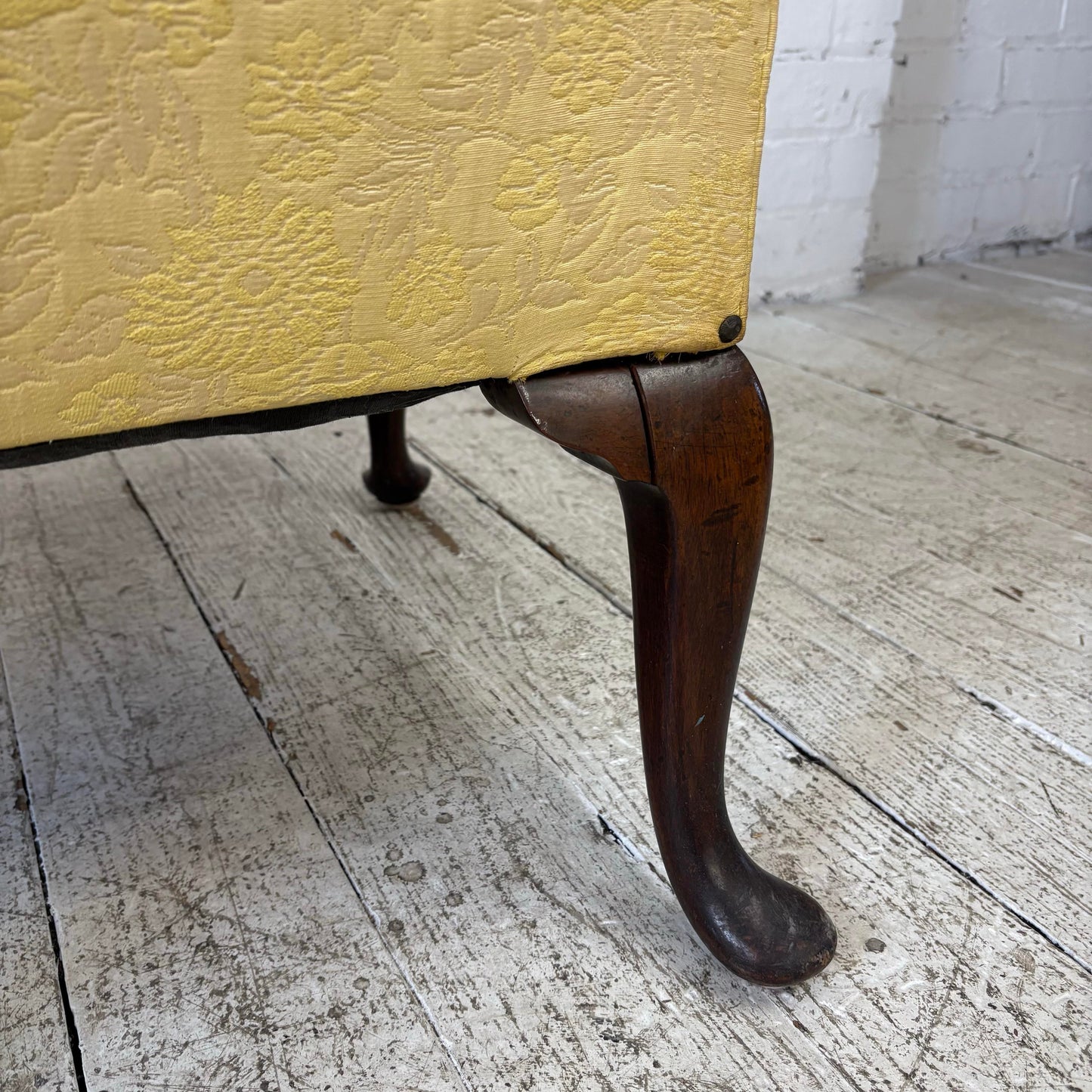 Pair of Traditional Wide Arm Antique Chairs