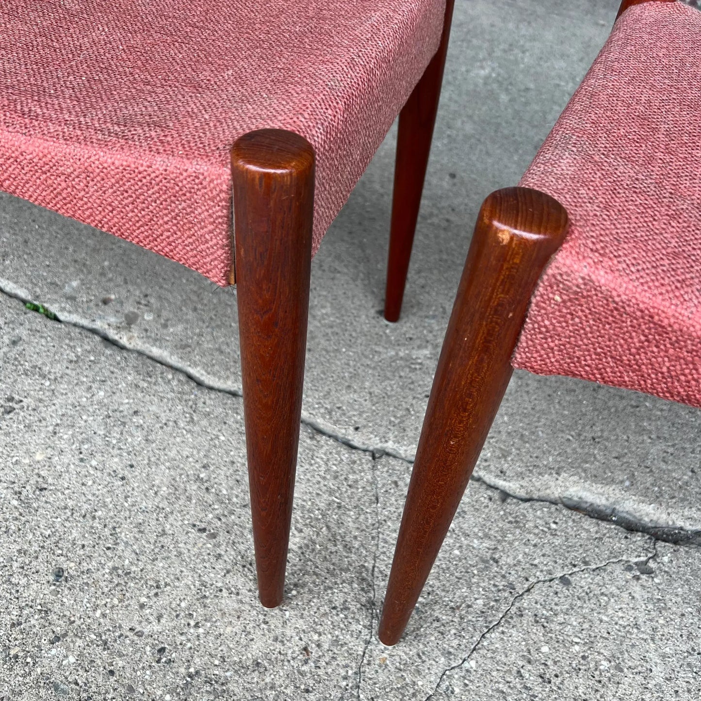 Set of 3 Arne Hovmand Olsen for Mogens Dining Chairs
