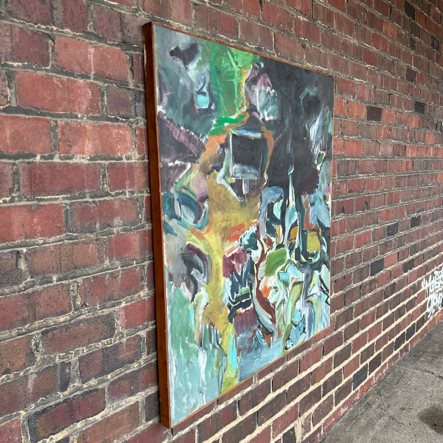 Robert Ranieri Abstract Painting 1966 Midcentury Modern