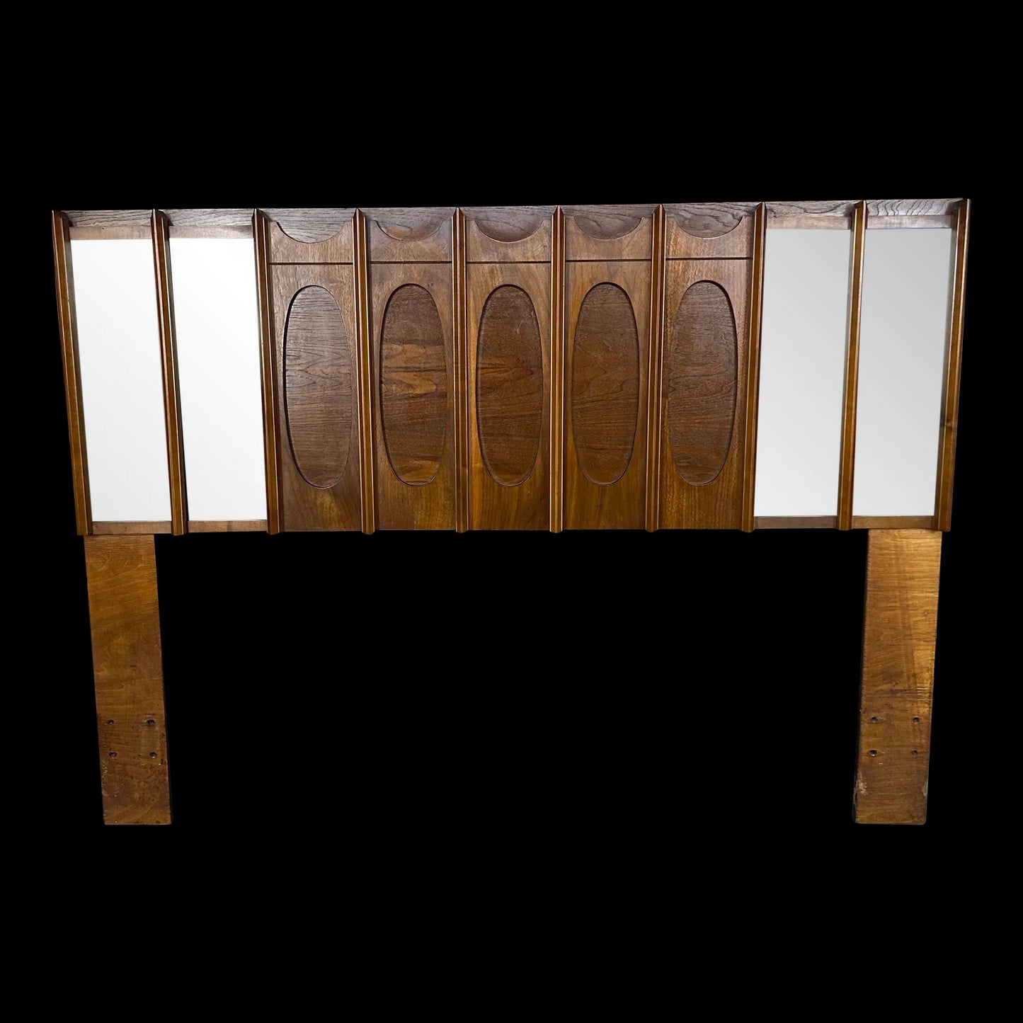 Brutalist Tabago Full Headboard With Mirrors.