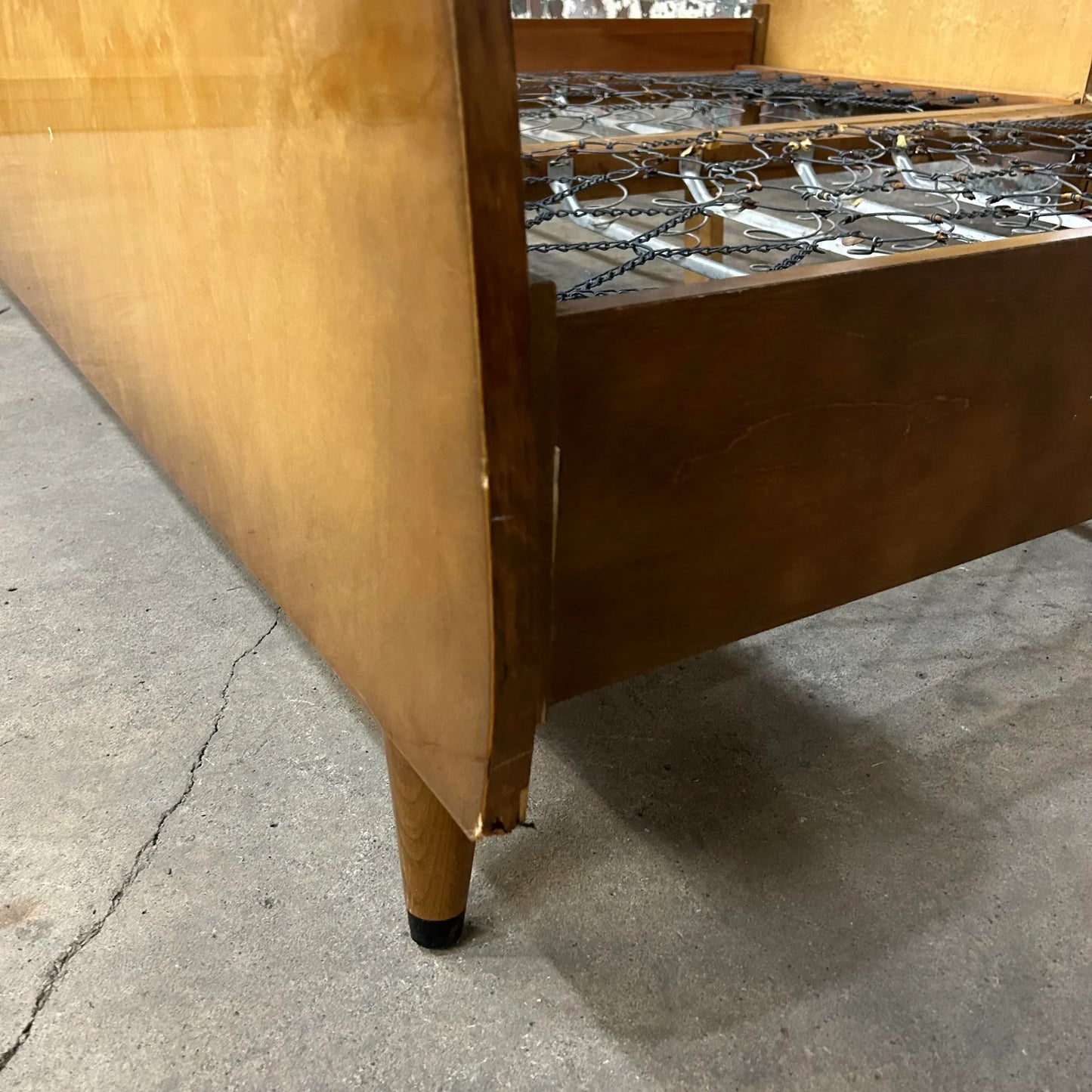 Mid Century Modern King Size German Bed Frame