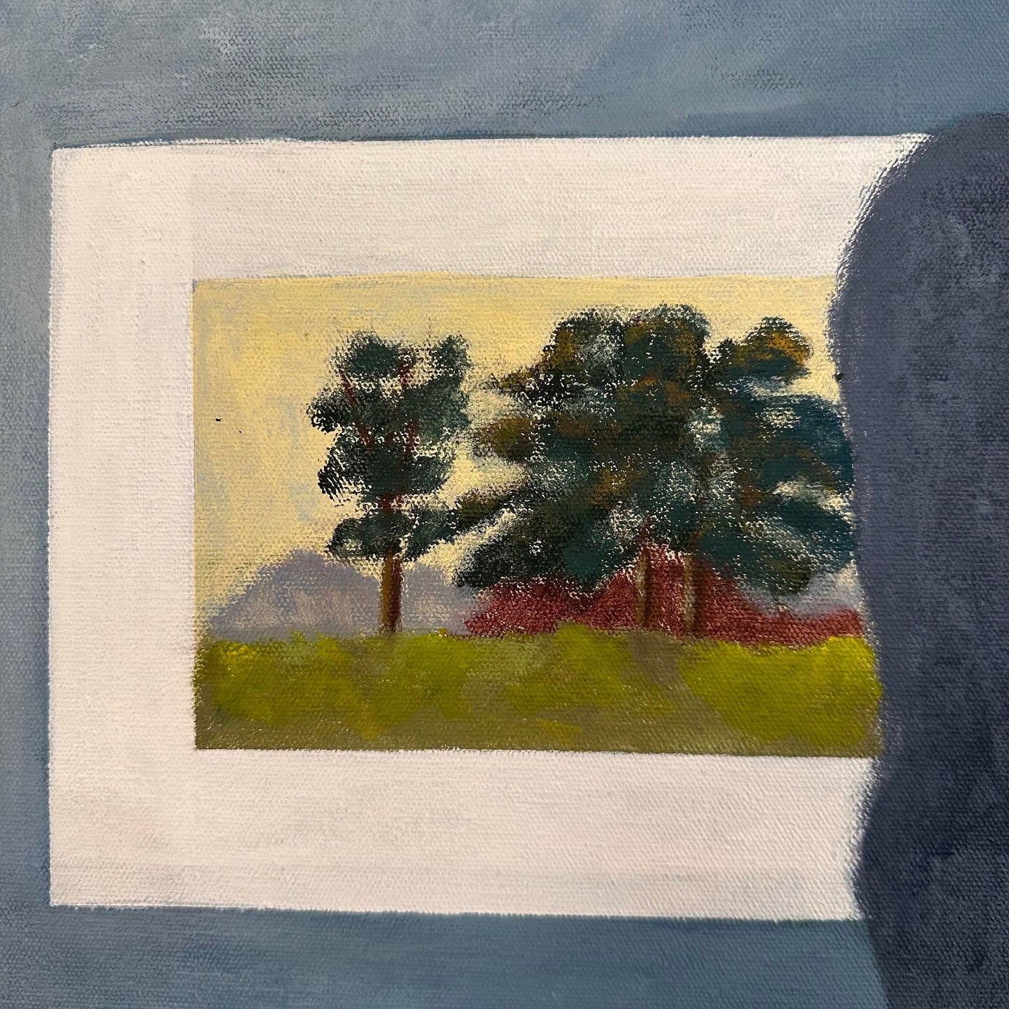 C. Baldanza Self Portrait Painting