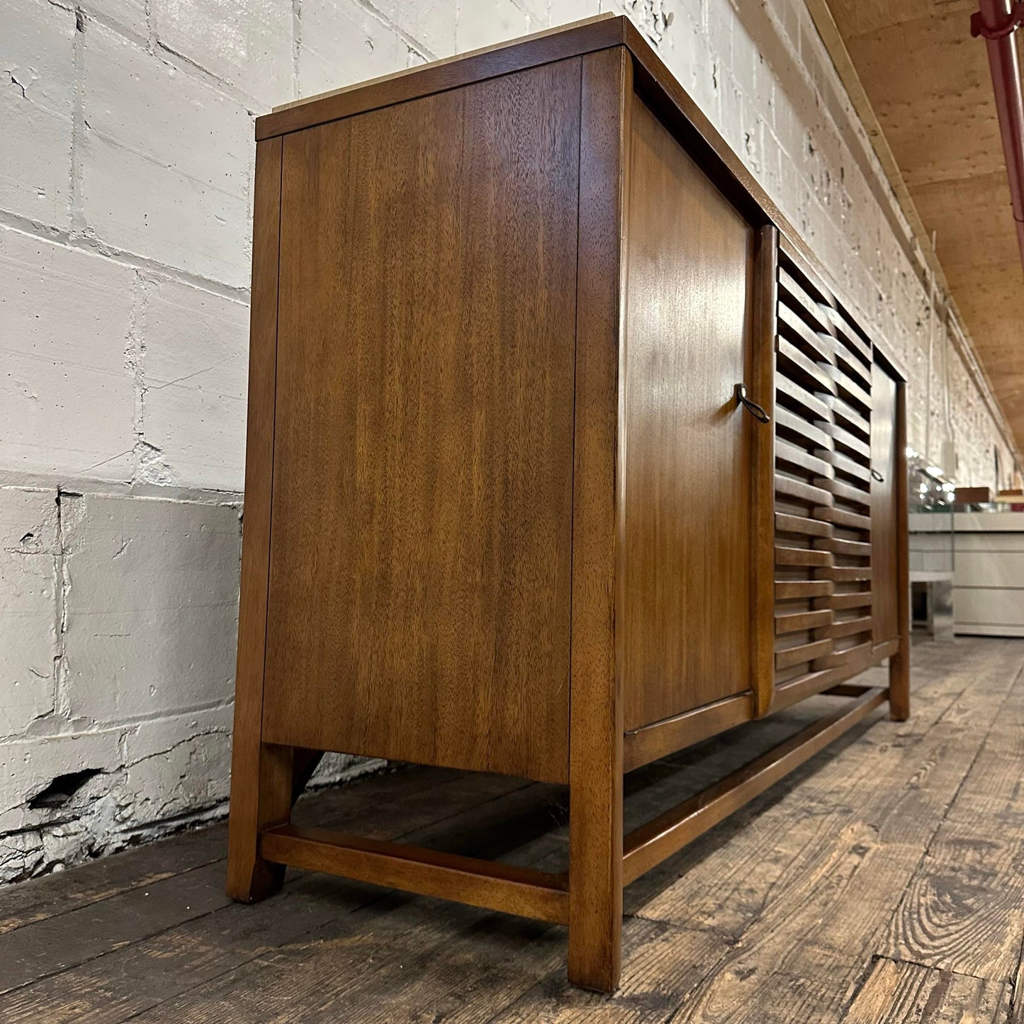 Drexel Heritage Travertine Top Credenza