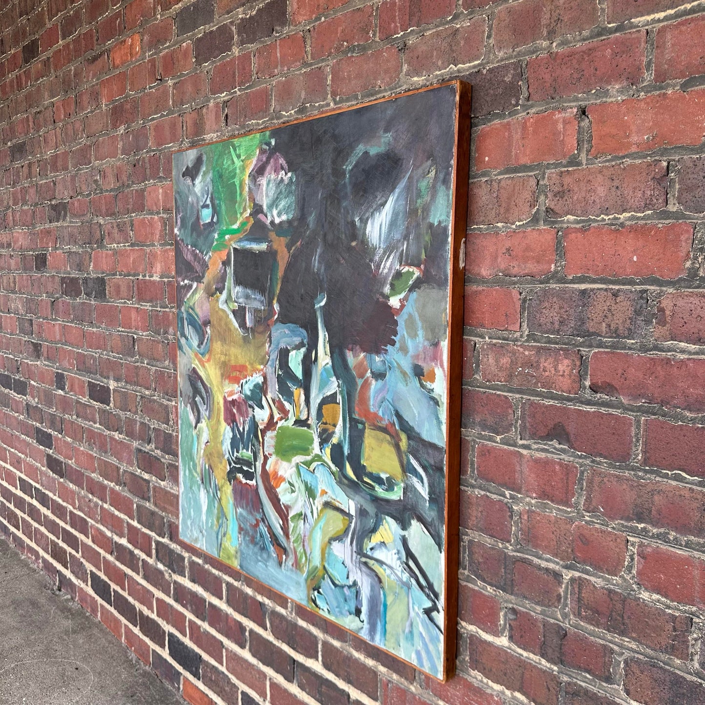 Robert Ranieri Abstract Painting 1966 Midcentury Modern