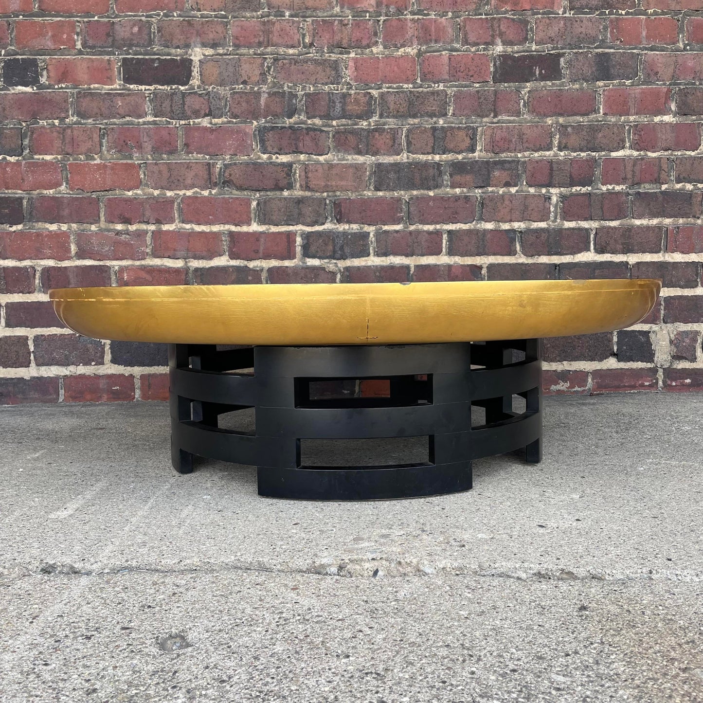 Mid 20th Century Kittinger Furniture Modern Lotus Coffee Table