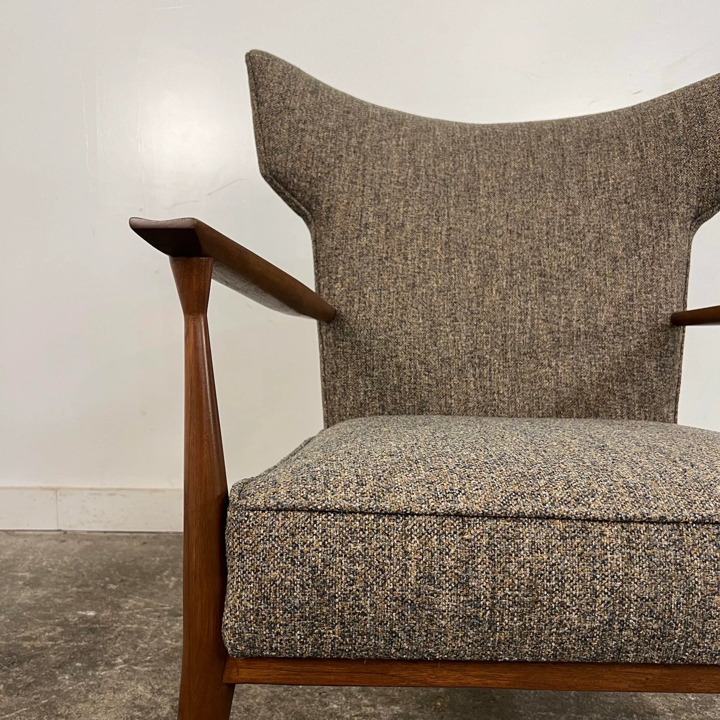 Paul McCobb Lounge Chair Refinished and Reupholstered