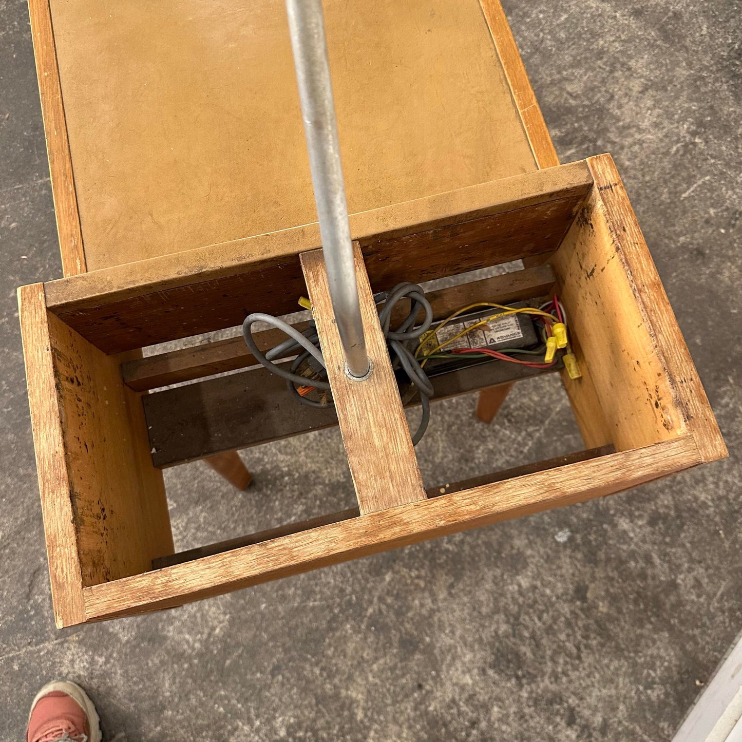 George Nelson for Herman Miller Side Table With Lamp