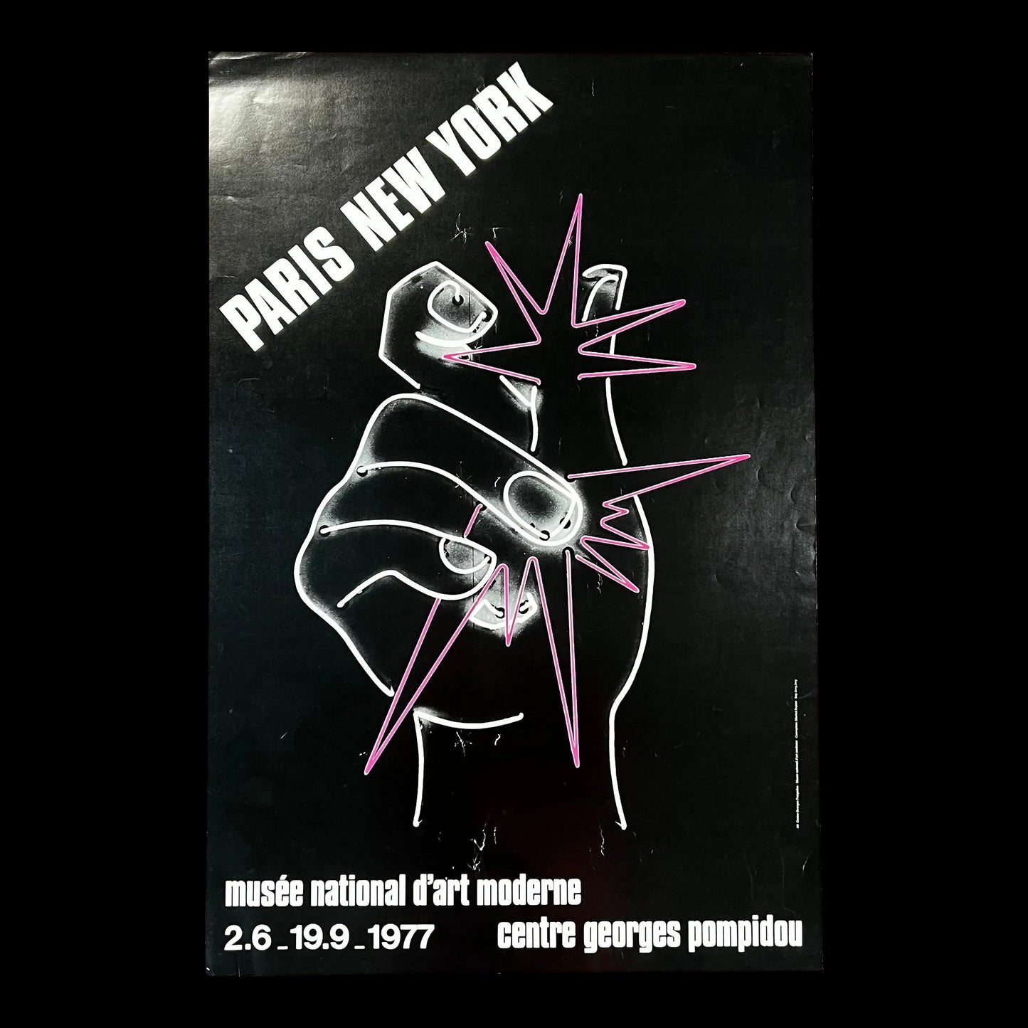 Paris New York 1977 Lithograph by Roman Cieslewicz and Martial Raysee