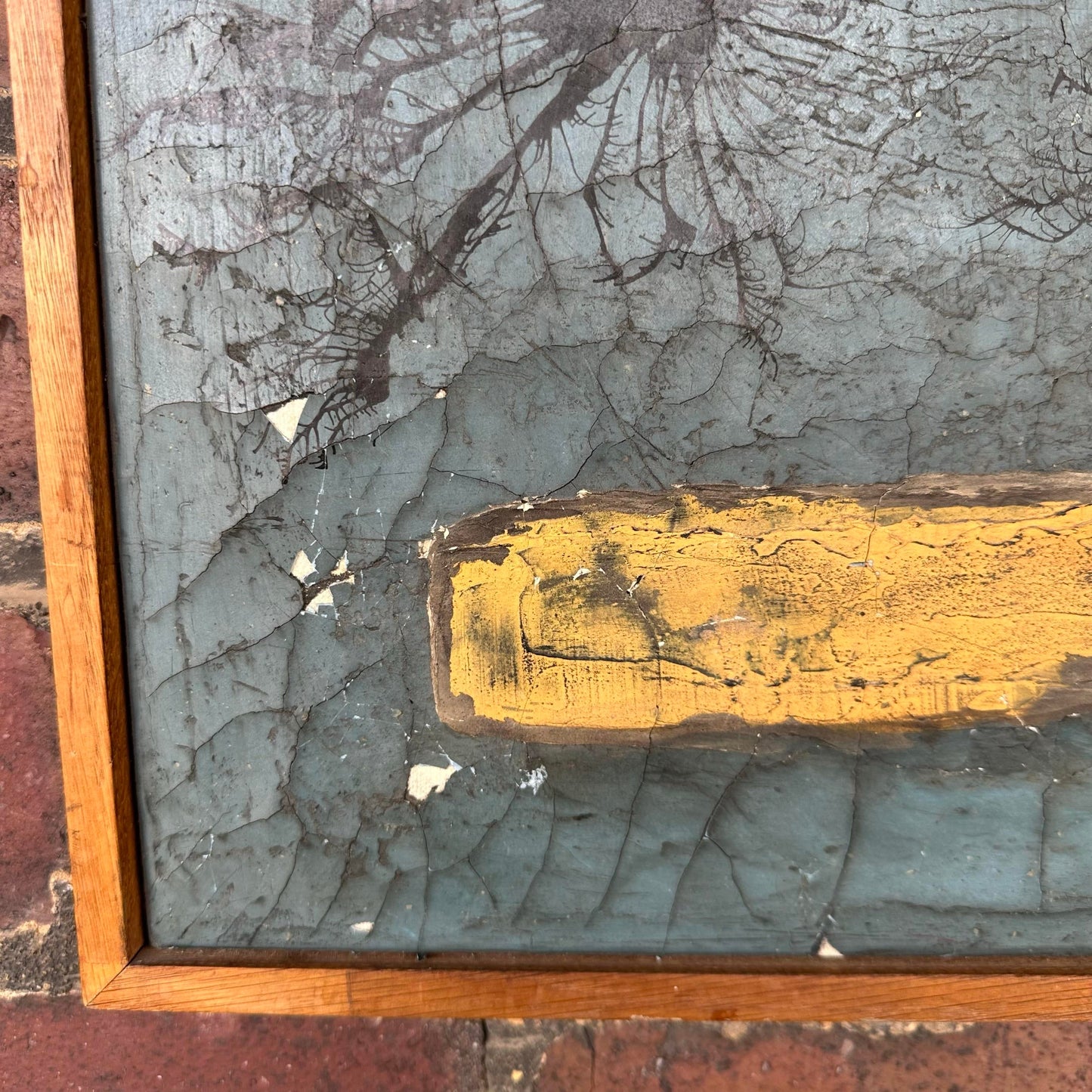 1956 Joseph (Jef) Banc Abstract Mixed Media Painting