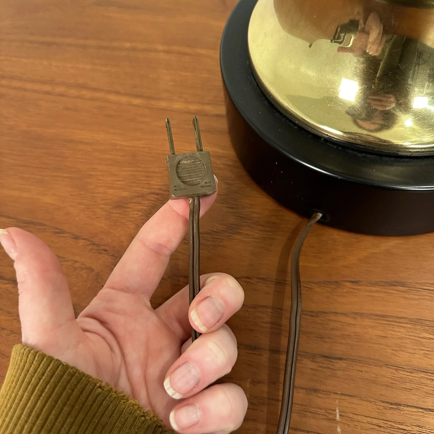 Mid Century Modern Murano Blown Glass Table Lamp