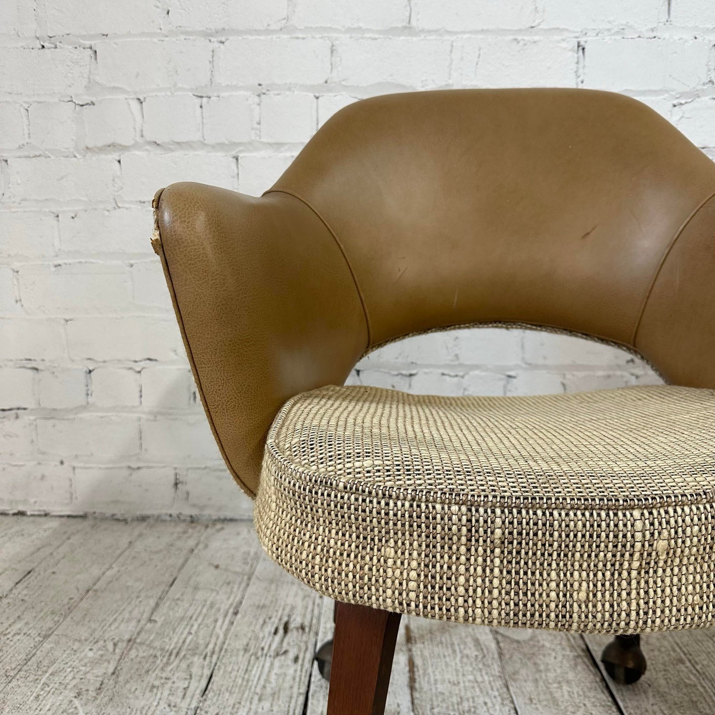 Saaranin Executive Arm Chair With Bentwood Legs on Casters