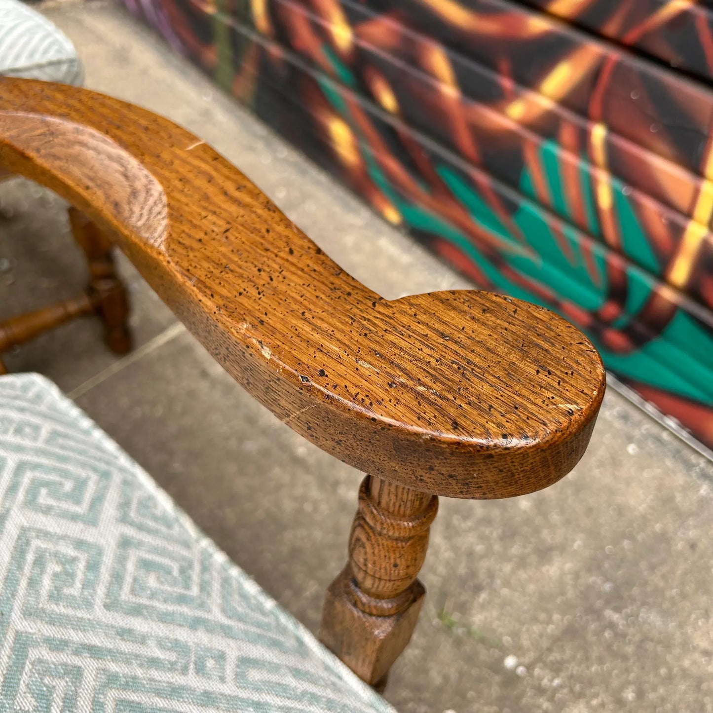 Pair of Classic Antique Wing Style Arm Chairs Recovered
