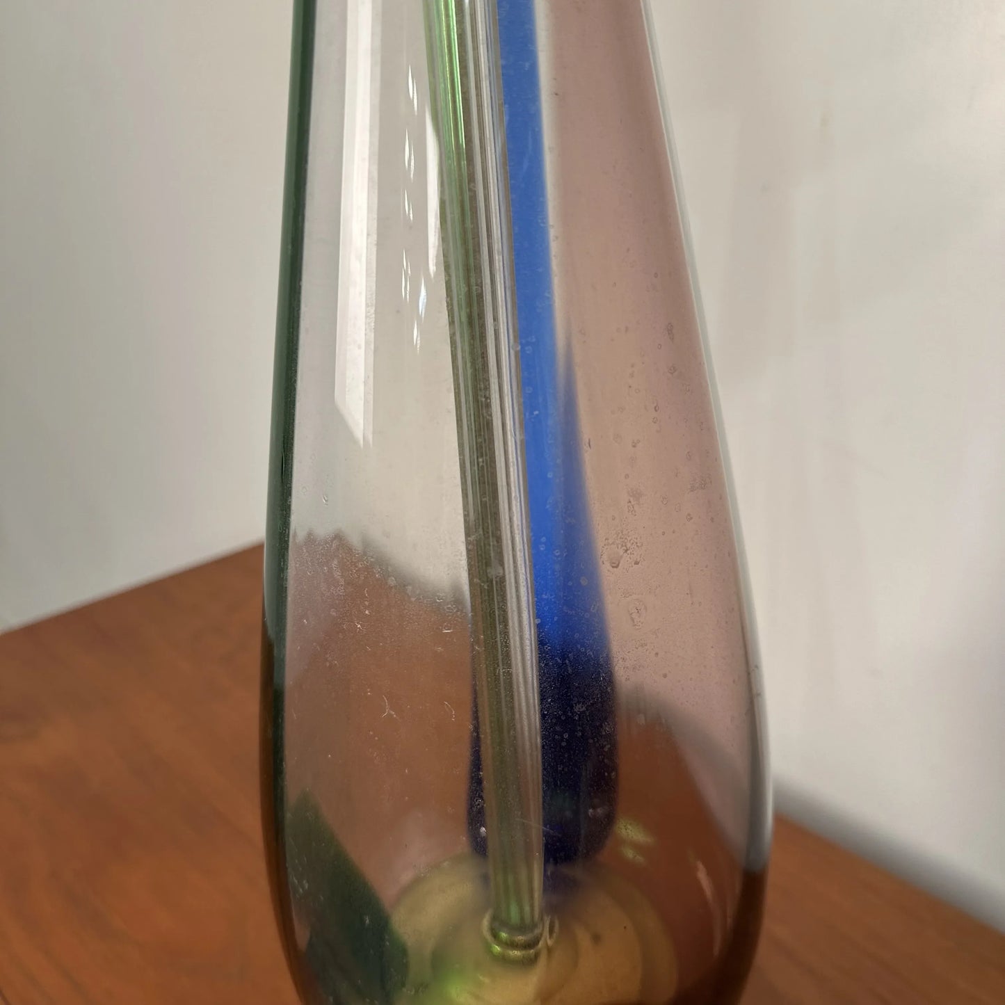 Mid Century Modern Murano Blown Glass Table Lamp