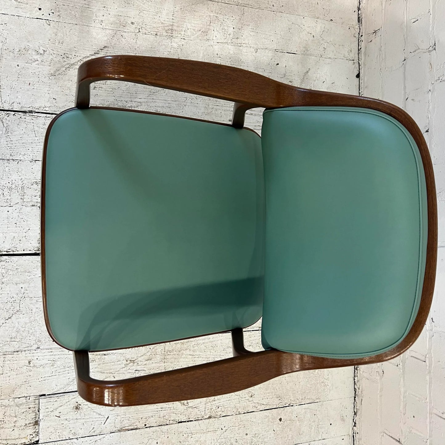 Reupholstered Don Pettit Bentwood Chair for Knoll