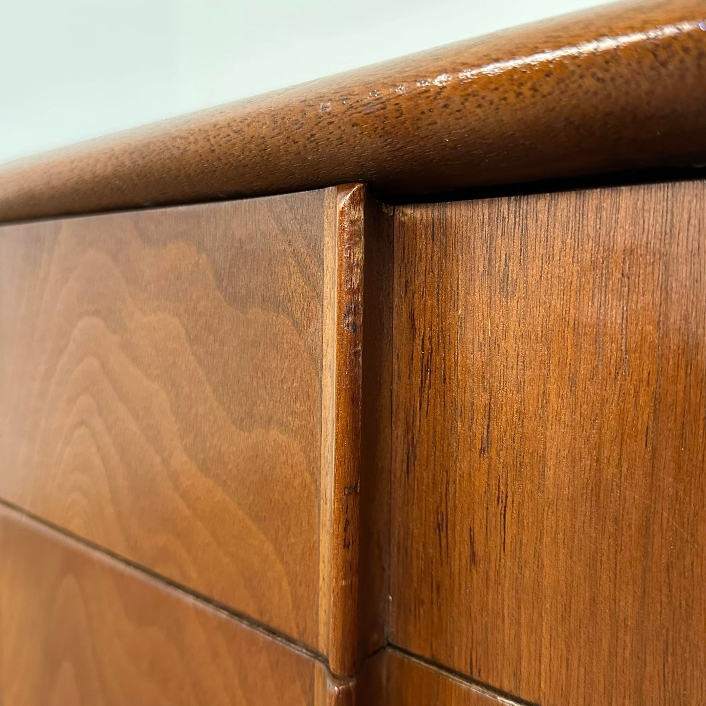 Walnut Nightstand End Table by Barney Flagg for Drexel Parallel