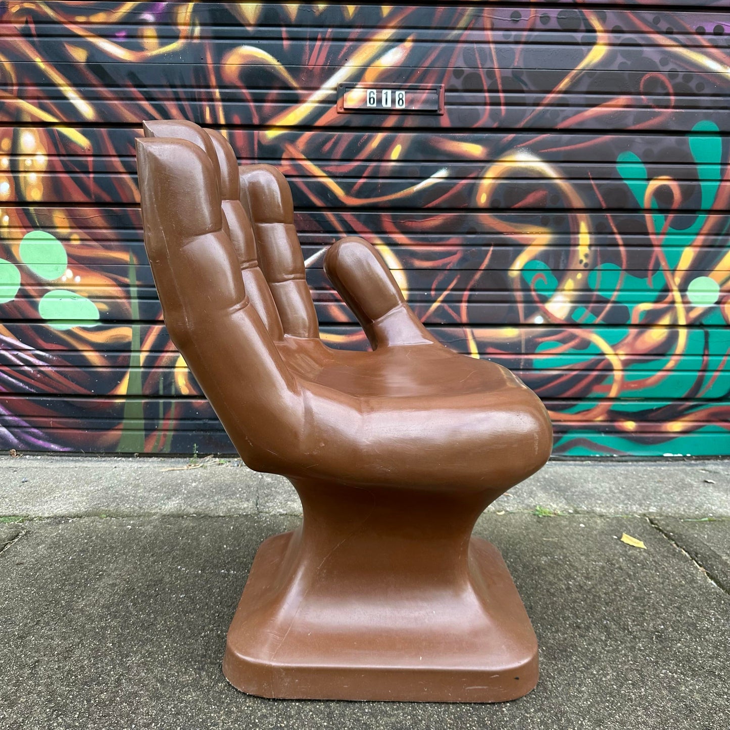 Vintage Mid Century Modern Hand Form Chair
