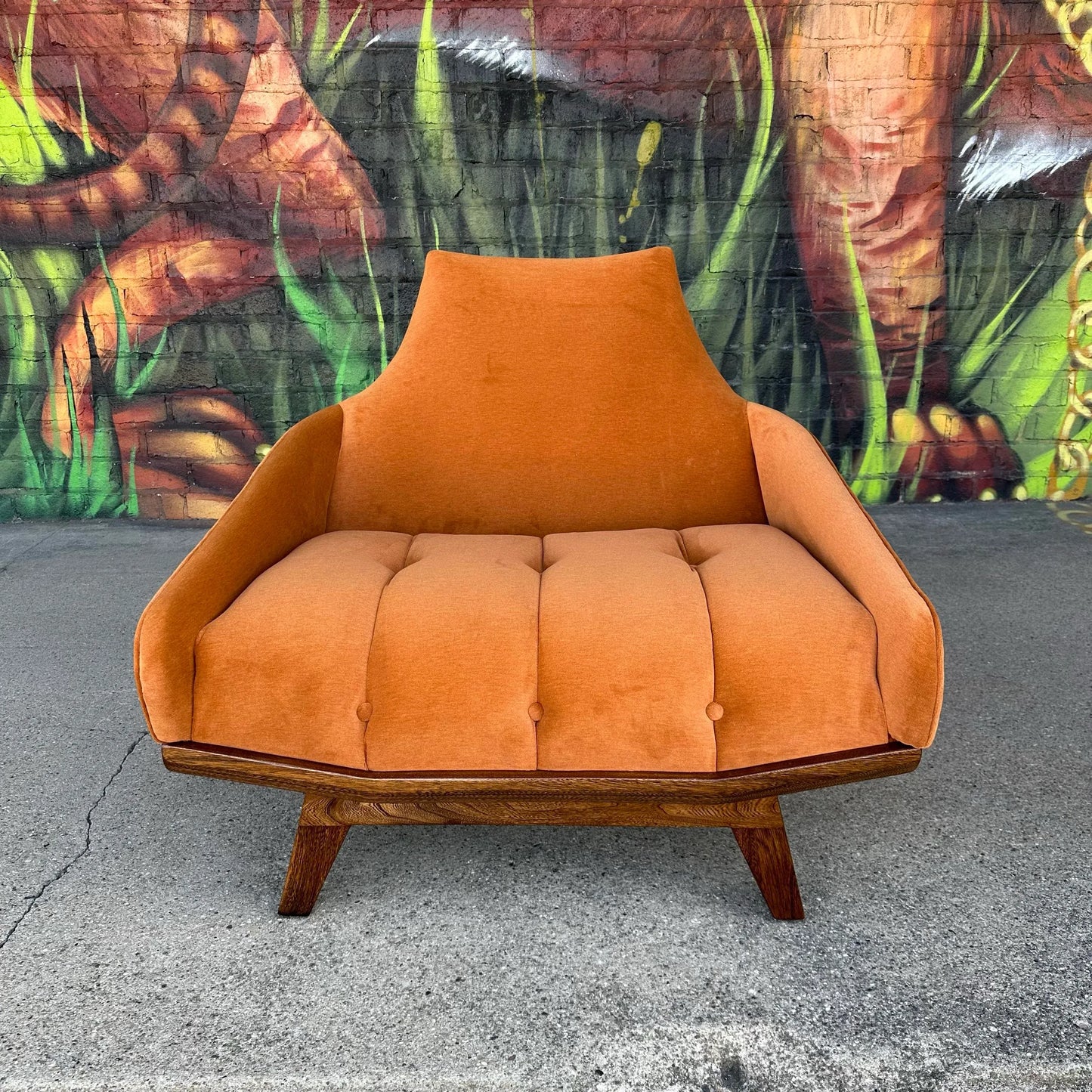 Mid-Century Modern Pearsall Style Lounge Chair Custom Reupholstered