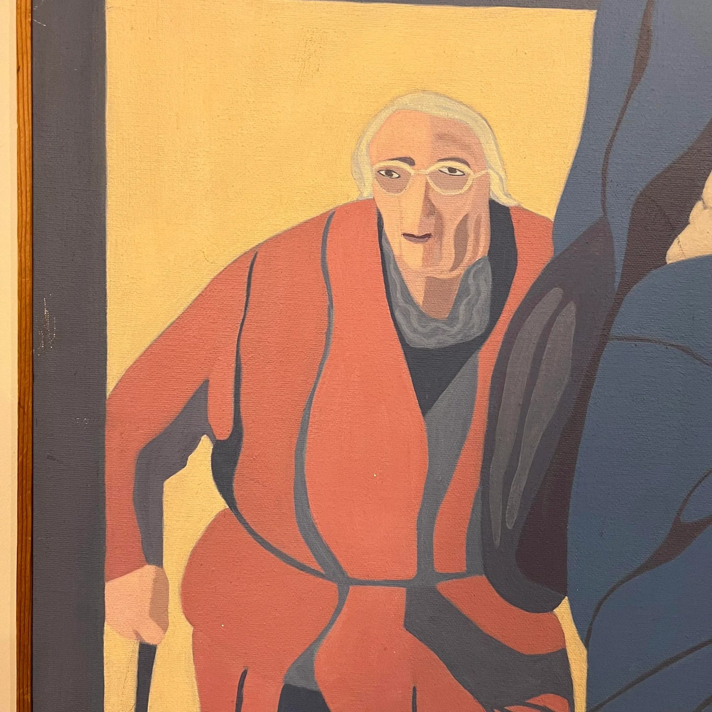 Gail Newman Portrait Painting of Two People Walking