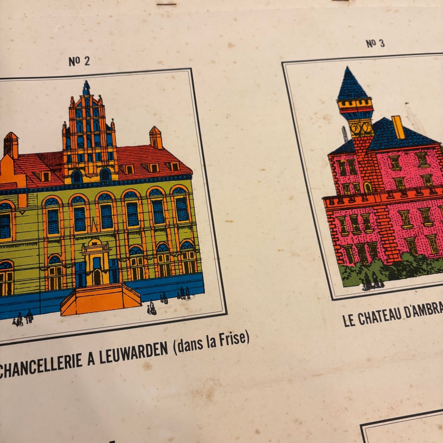 Complete Set of Calendrier Imagerie Pellerin Épinal Constructions