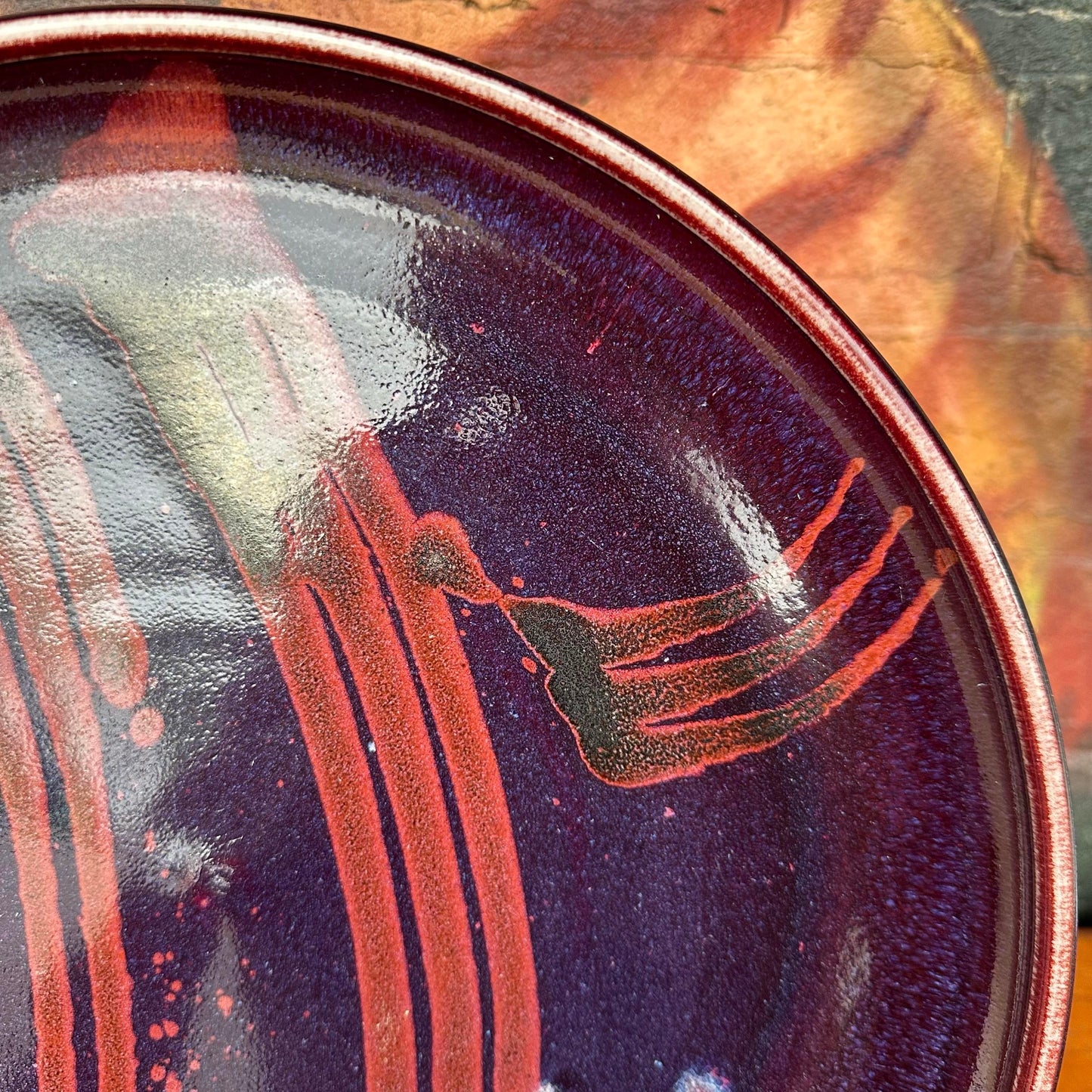 Gail Russel Ceramic Serving Charger Dish