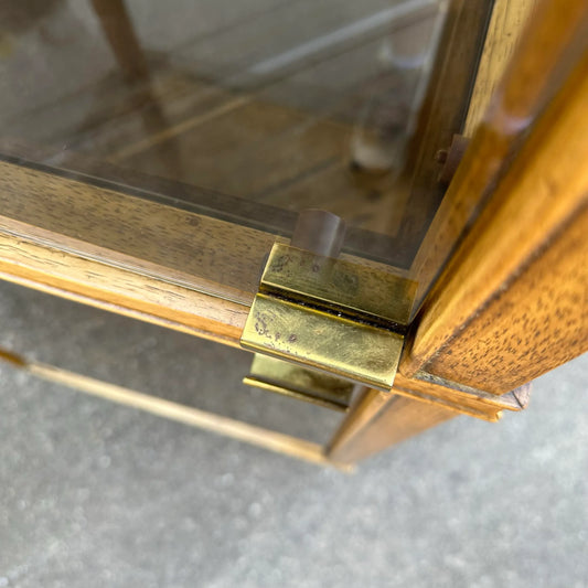 Drexel Preface Glass Mirror Display Cabinet