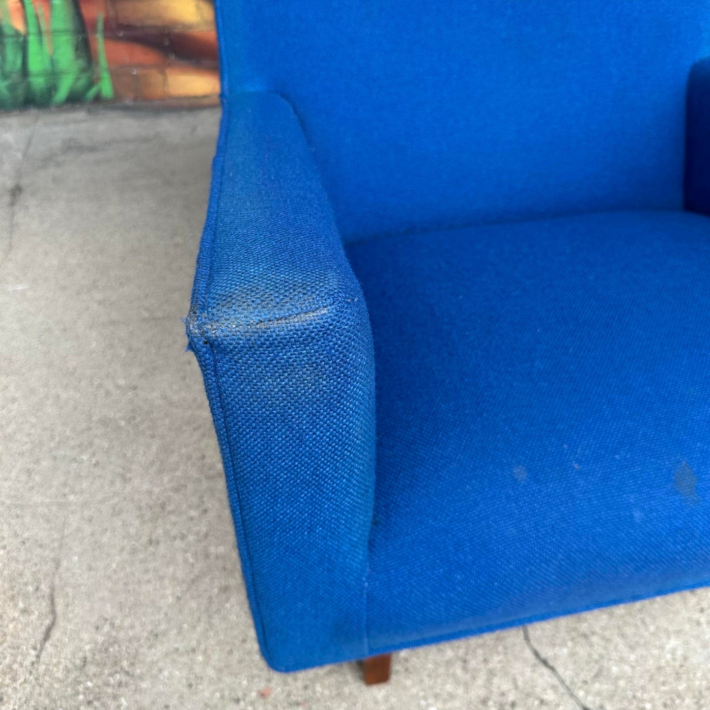 Jens Risom Easy Chair Walnut Lounge Chair Mid-Century Modern