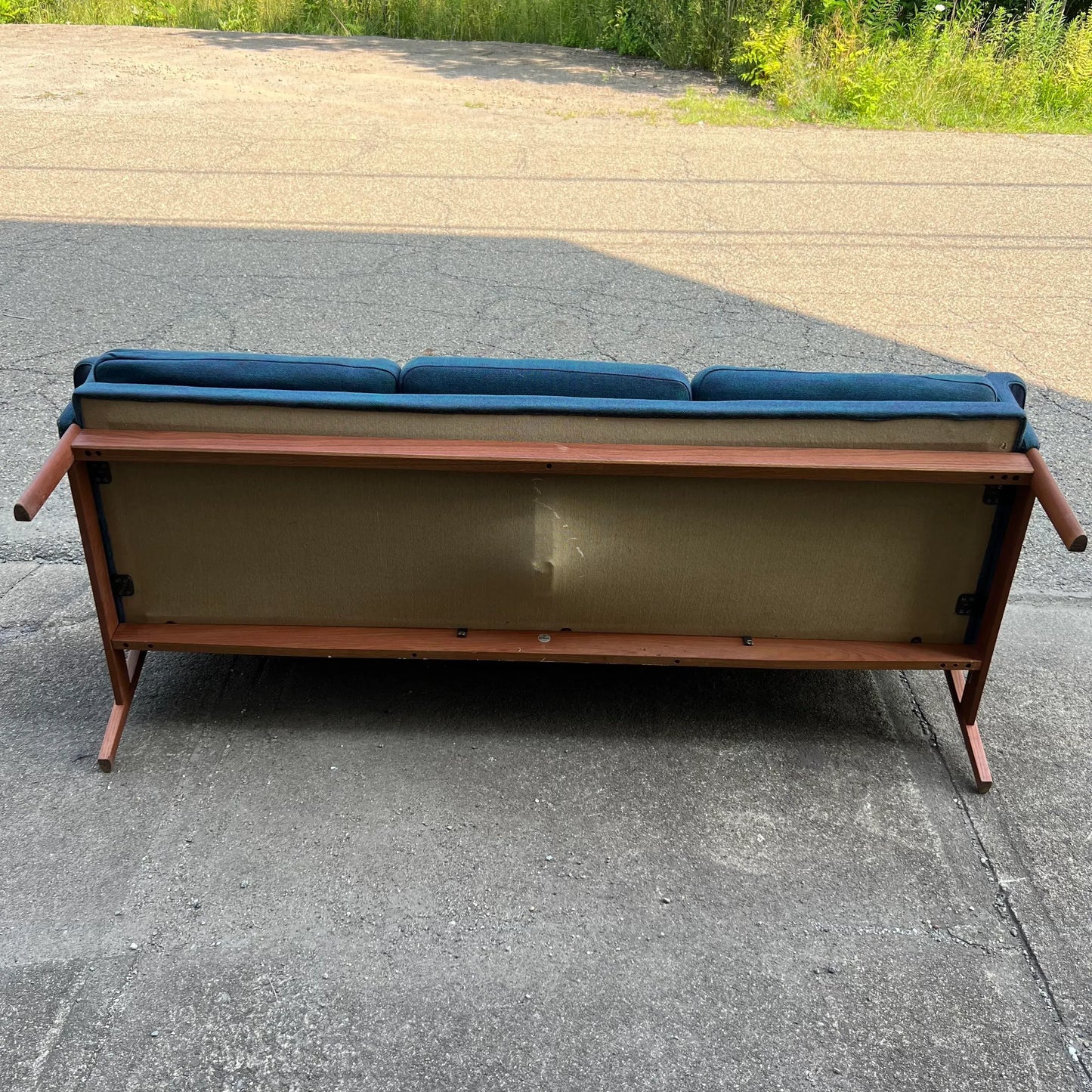 Finn Juhl Midcentury Danish Modern Teal Sofa